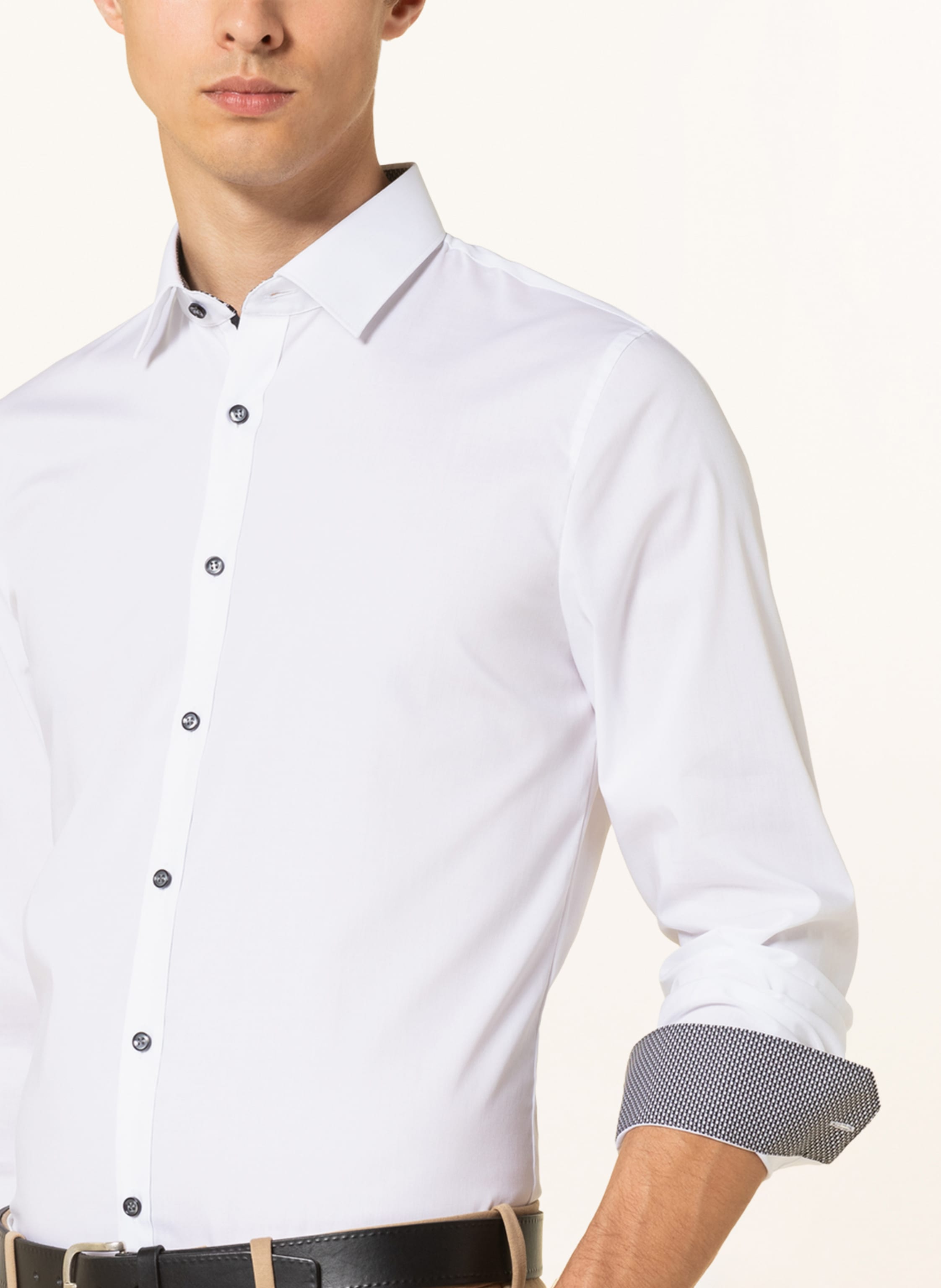 Thumbnail - Olymp Hemd No. Six Super Slim weiss