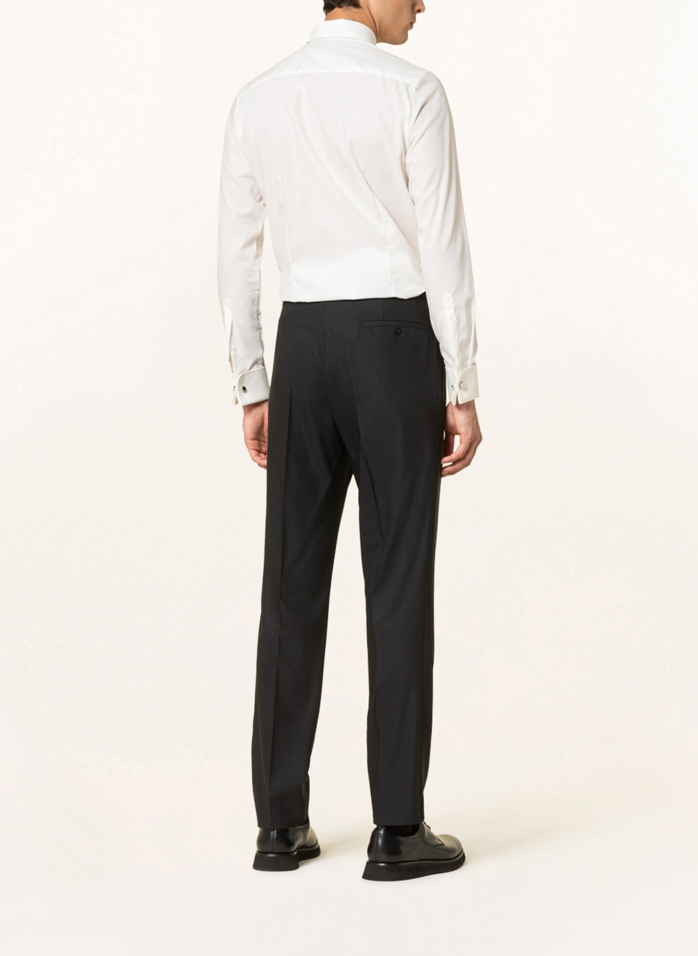 Thumbnail - Wilvorst Smoking-Hemd Body Fit weiss