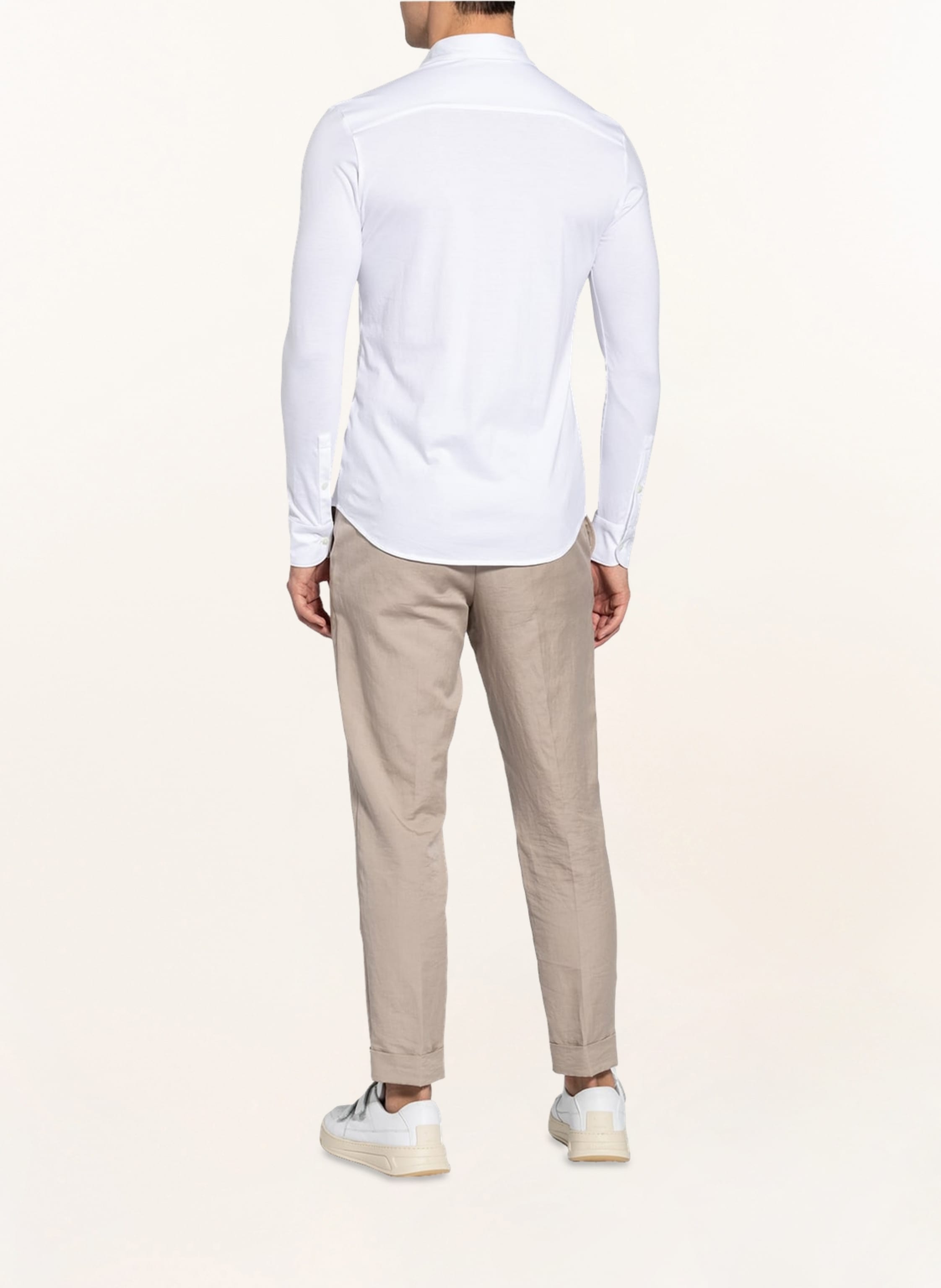 Thumbnail - Stefan Brandt Jerseyhemd Otis Slim Fit weiss