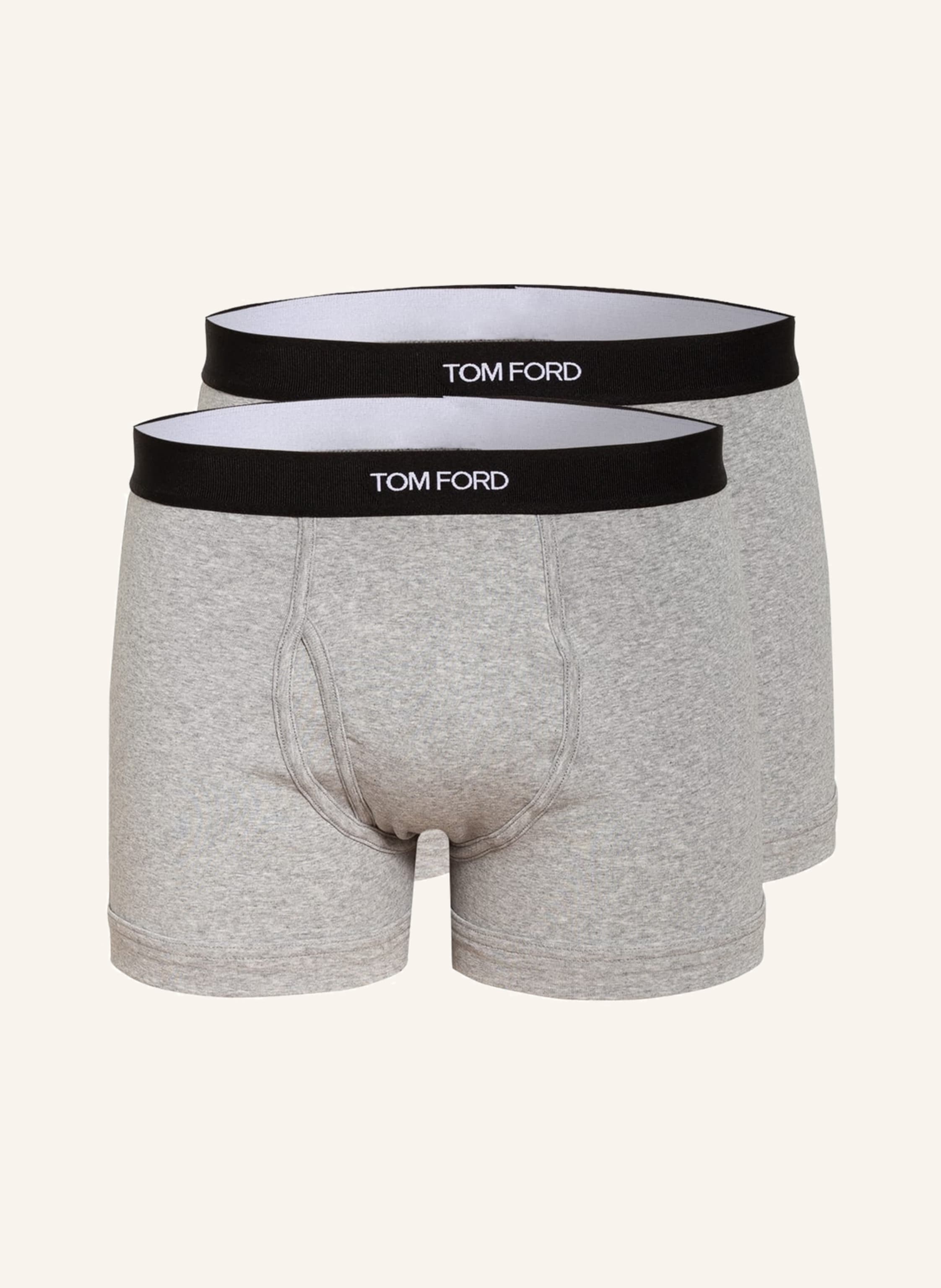 Tom Ford Tom Ford 2er-Pack Boxershorts grau in HELLGRAU