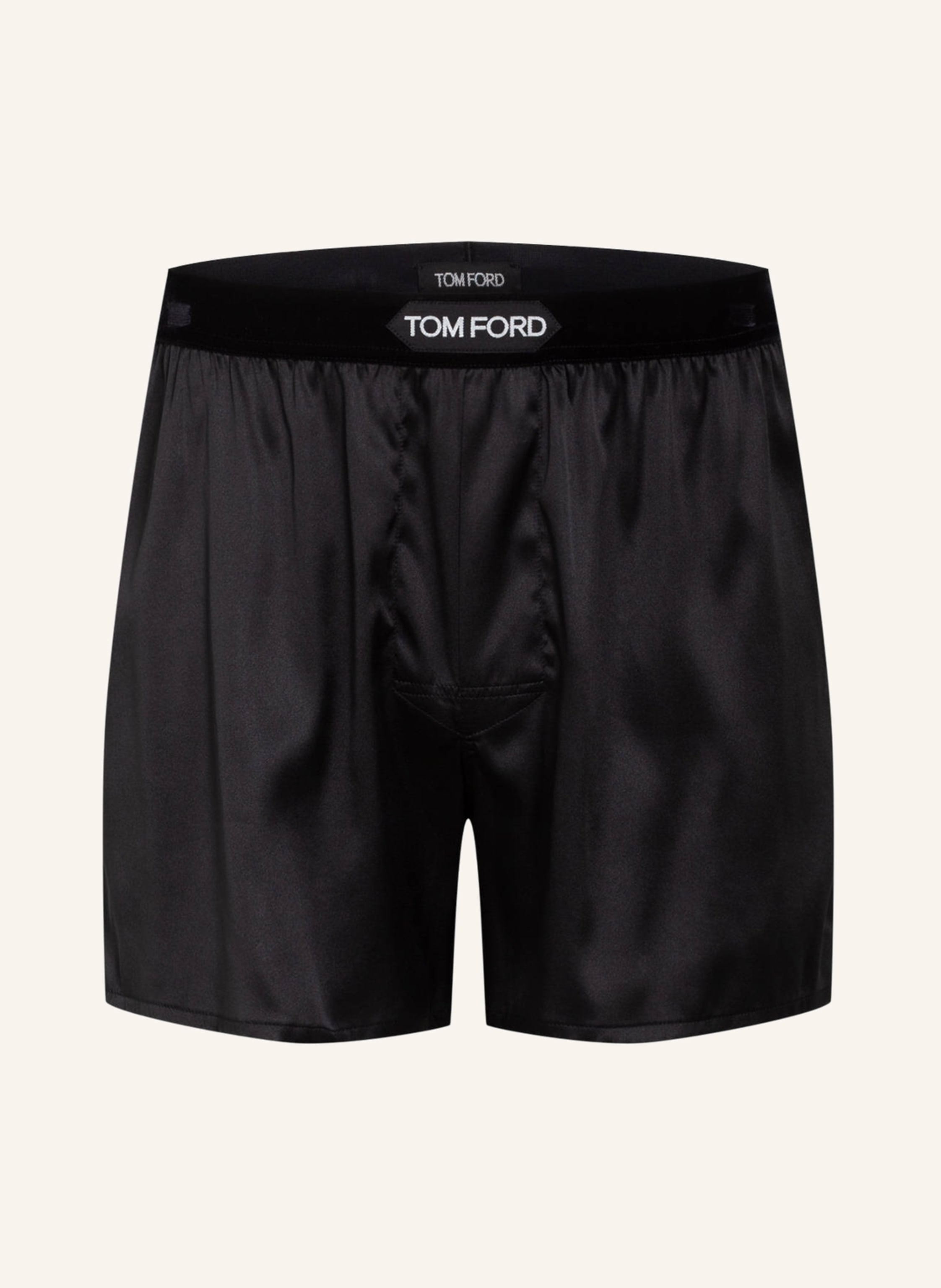 Tom Ford Tom Ford Boxershorts Aus Seide schwarz in SCHWARZ