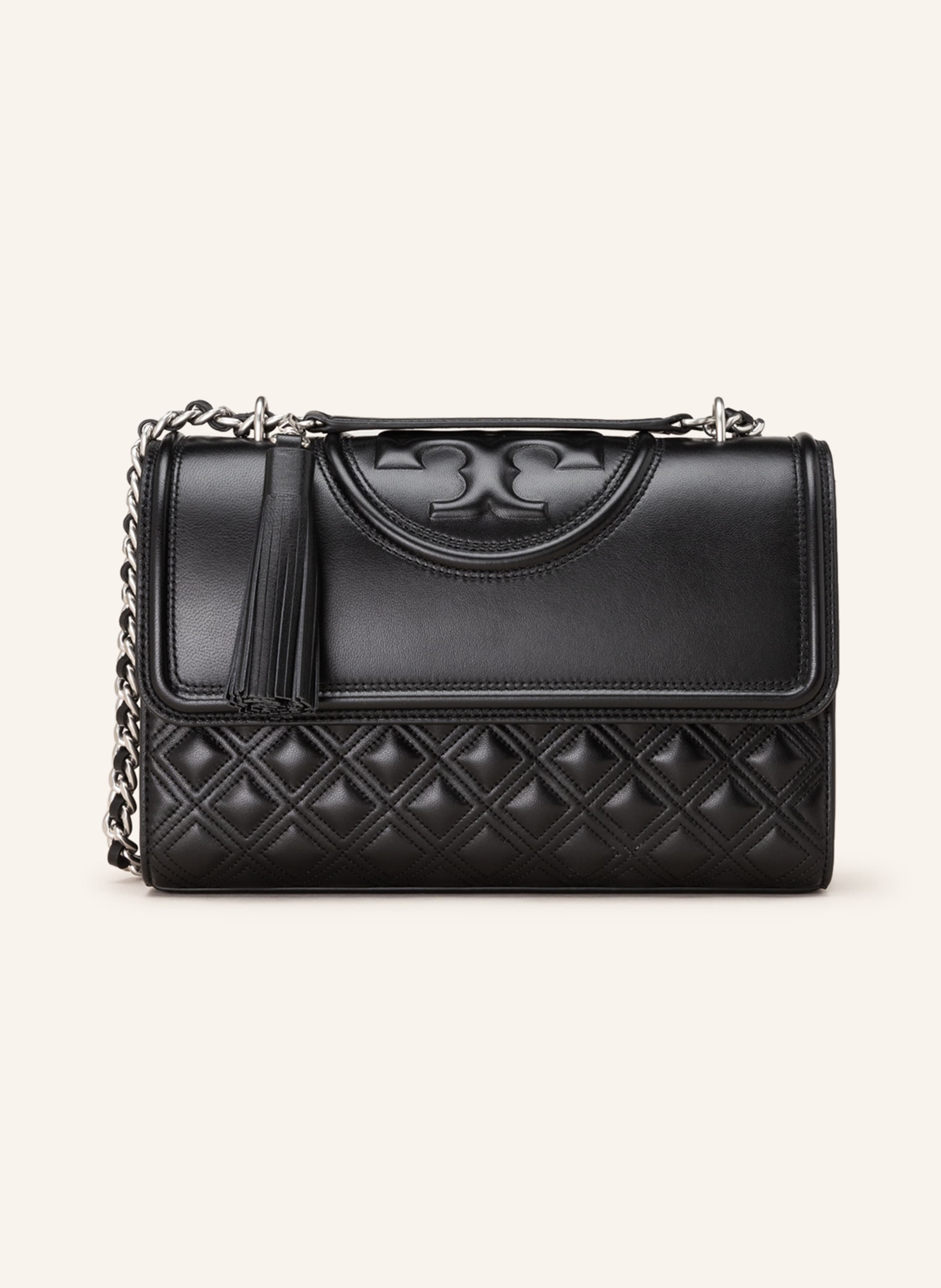 TORY BURCH Crossbody bag FLEMING MEDIUM in black Breuninger