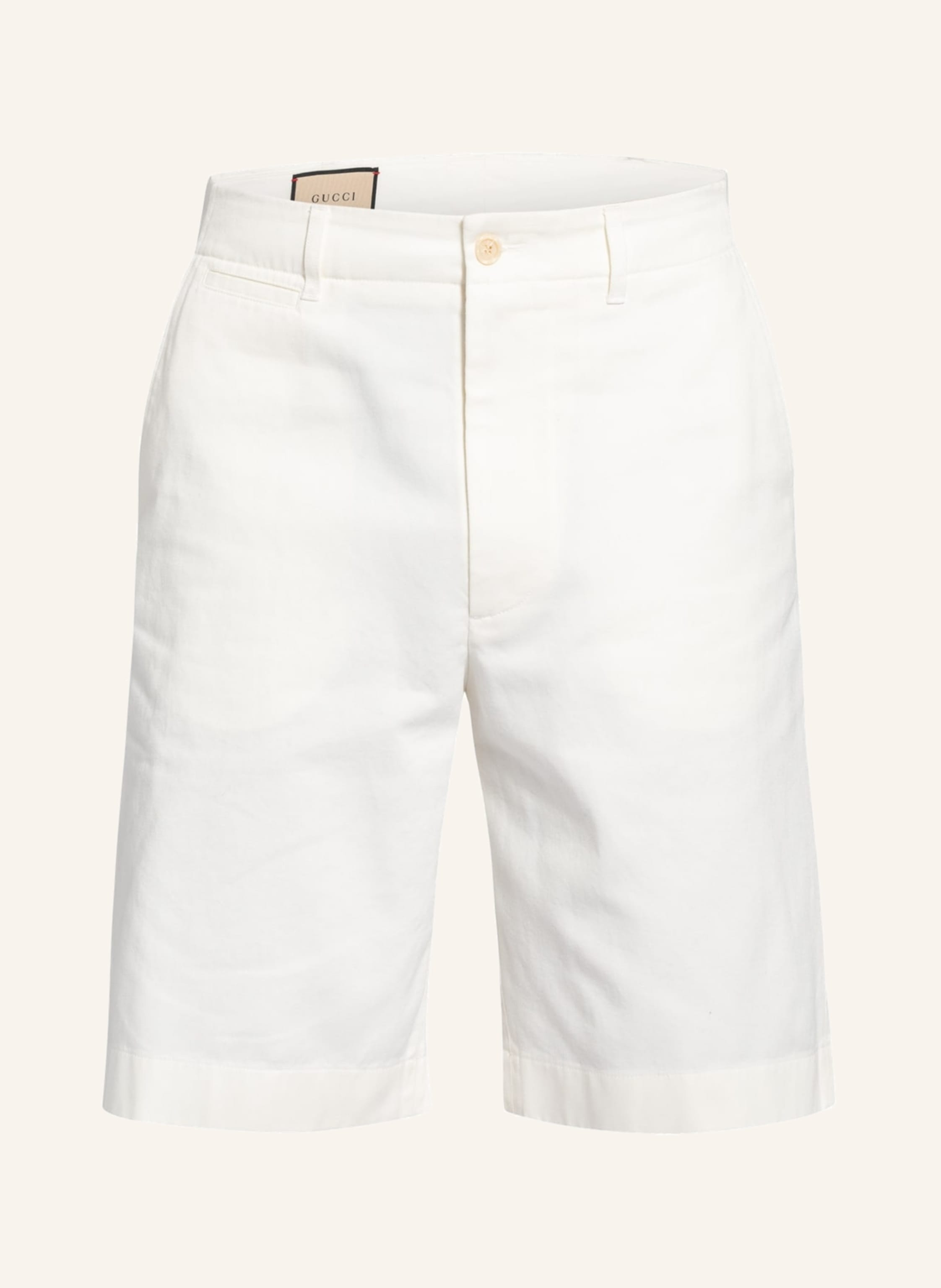 GUCCI Chino shorts in ecru