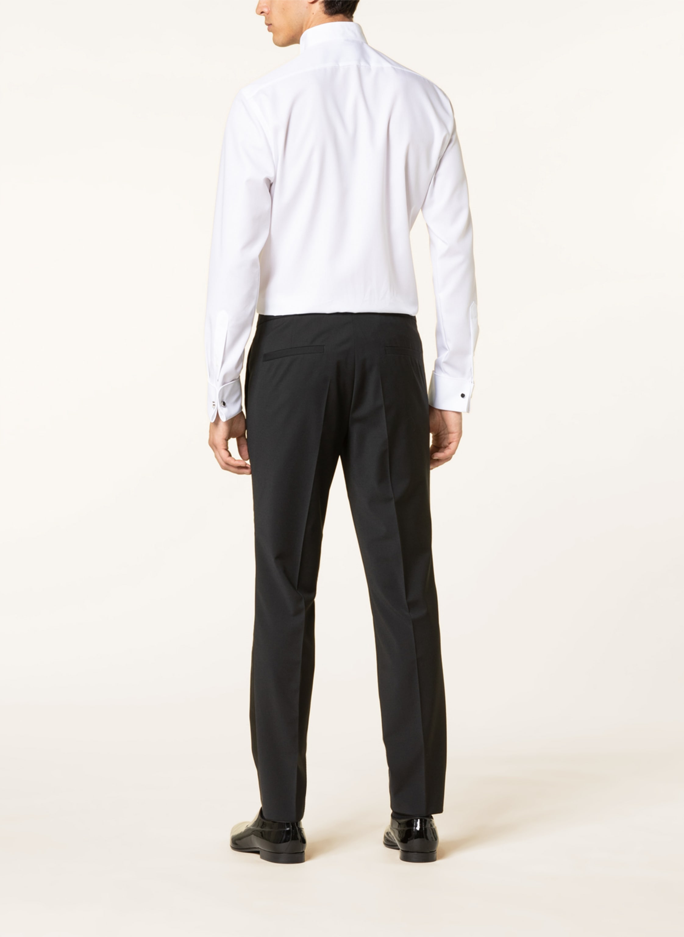 Thumbnail - Hugo Smoking-Hose Hesten Extra Slim Fit schwarz