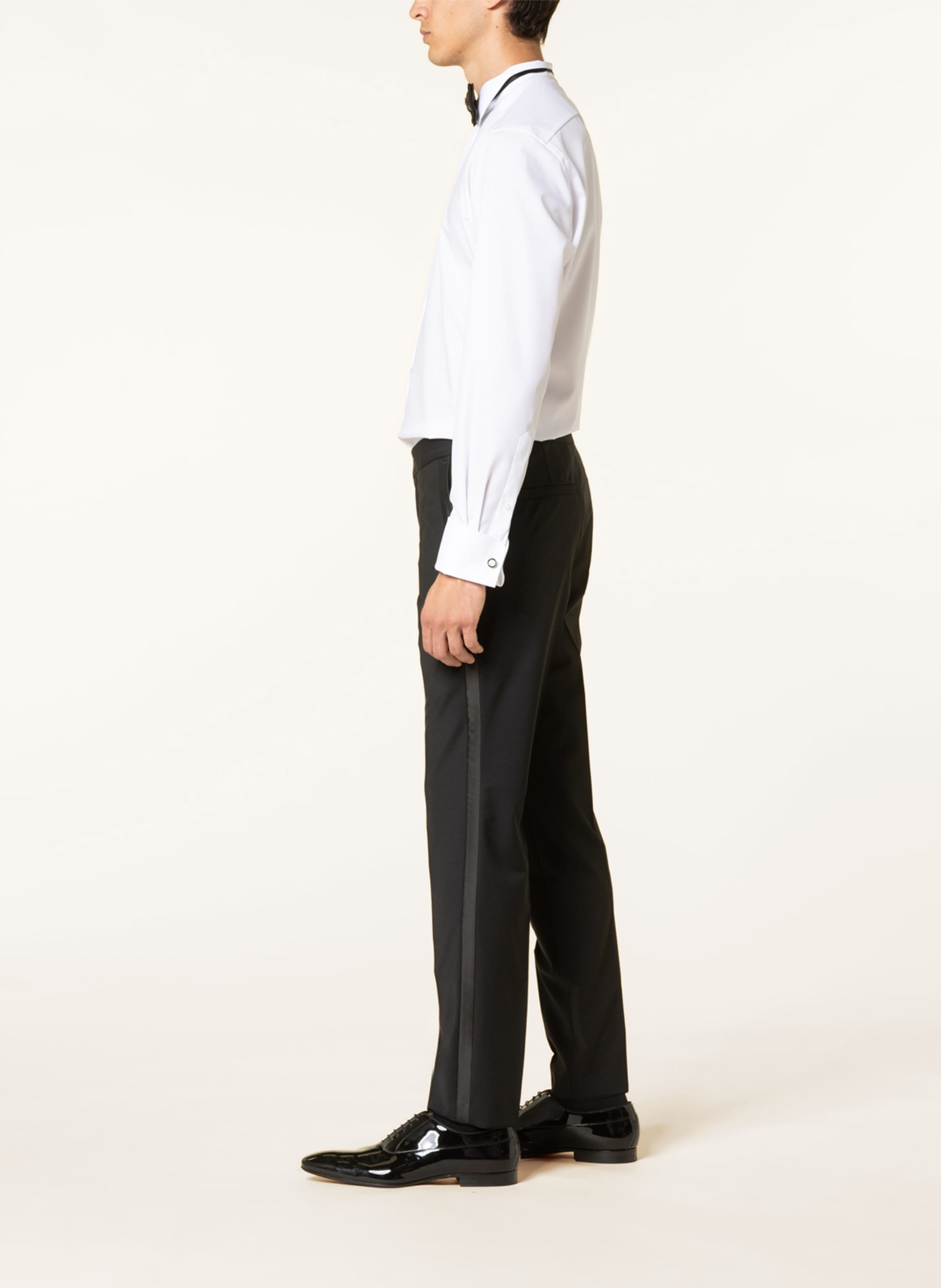 Thumbnail - Hugo Smoking-Hose Hesten Extra Slim Fit schwarz