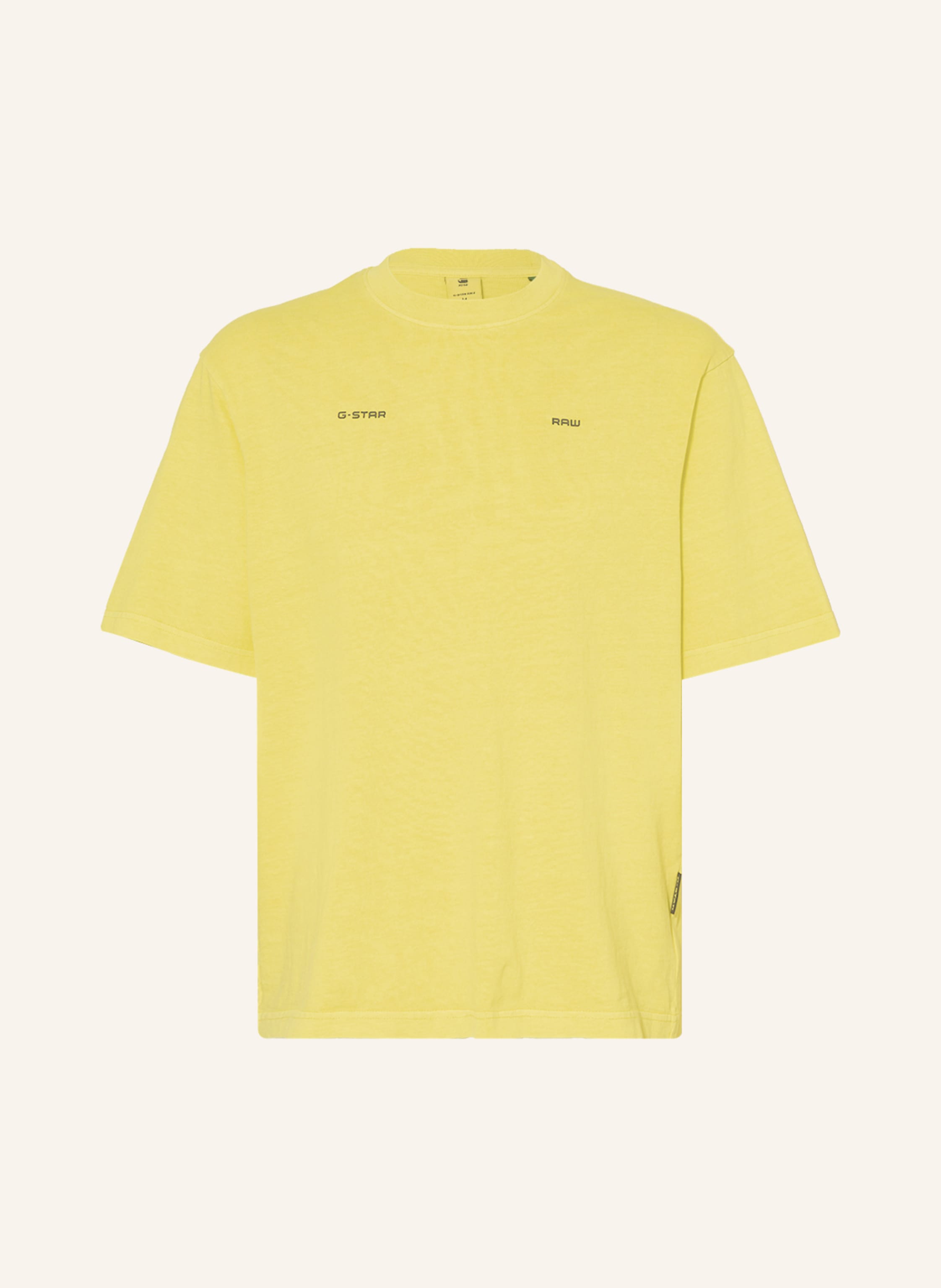 Yellow g star shirt deals