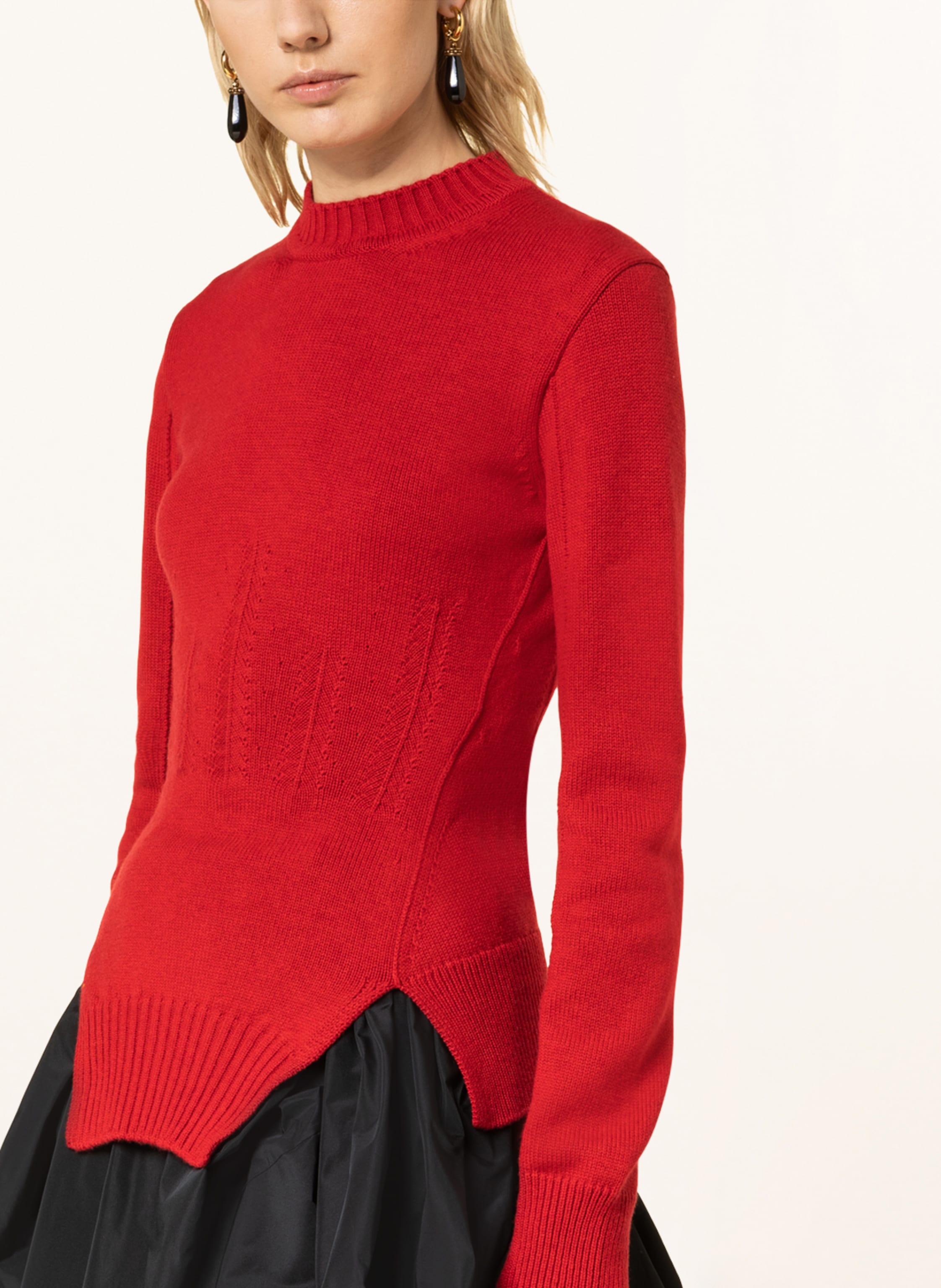Thumbnail - Mcqueen Cashmere-Pullover rot