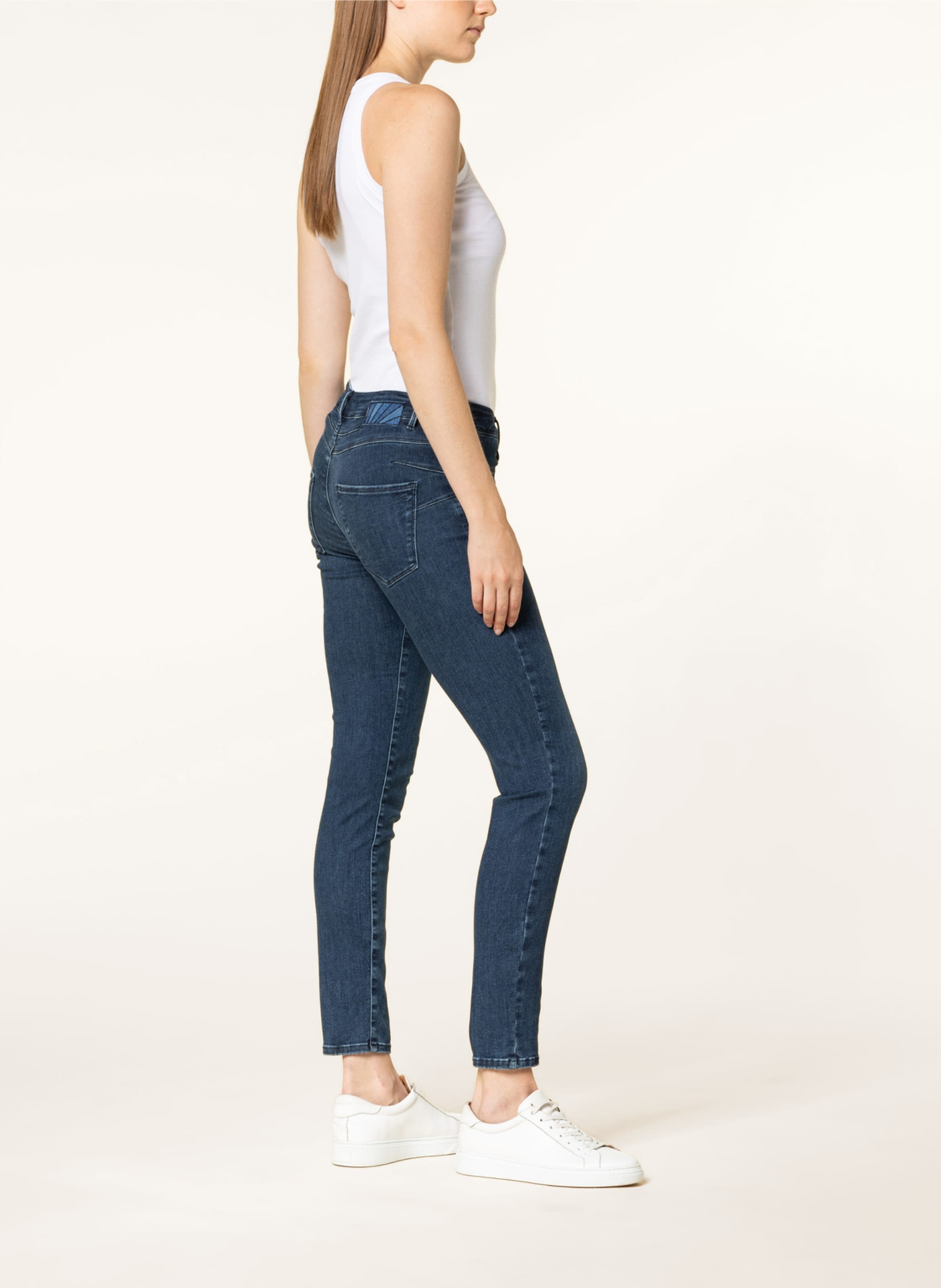 Thumbnail - Brax Skinny Jeans Ana Mit Push-Up-Effekt blau