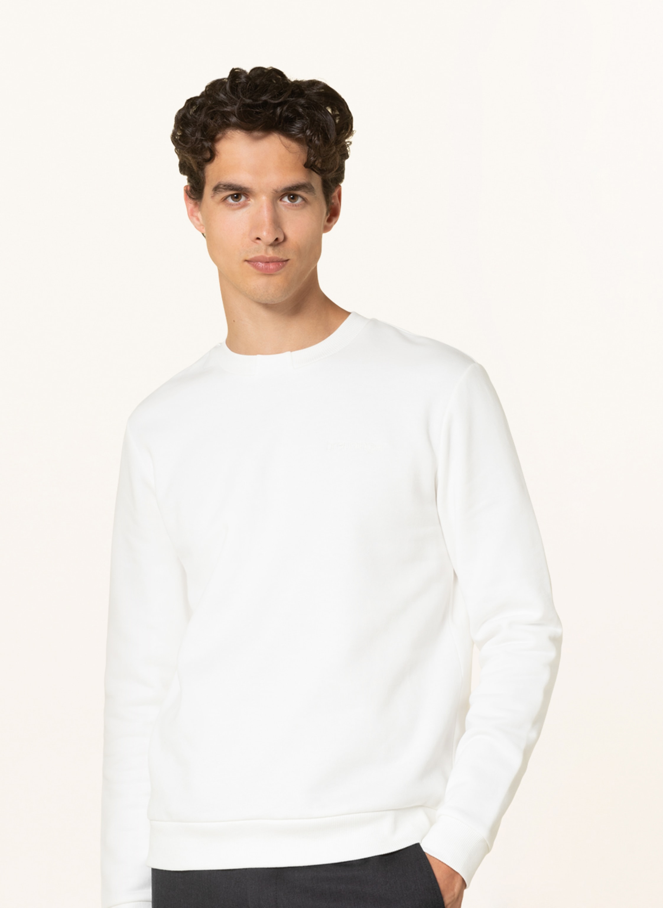 Thumbnail - Breuninger Collection Herren Sweatshirt weiss