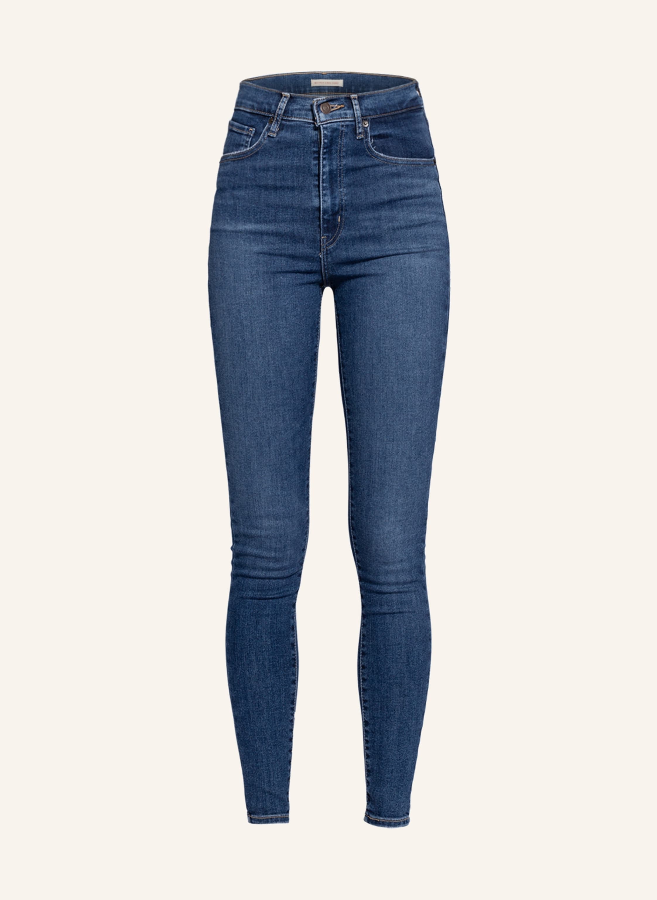 Levi's® Skinny Jeans MILE HIGH SUPER SKINNY in 94 dark indigo - worn in