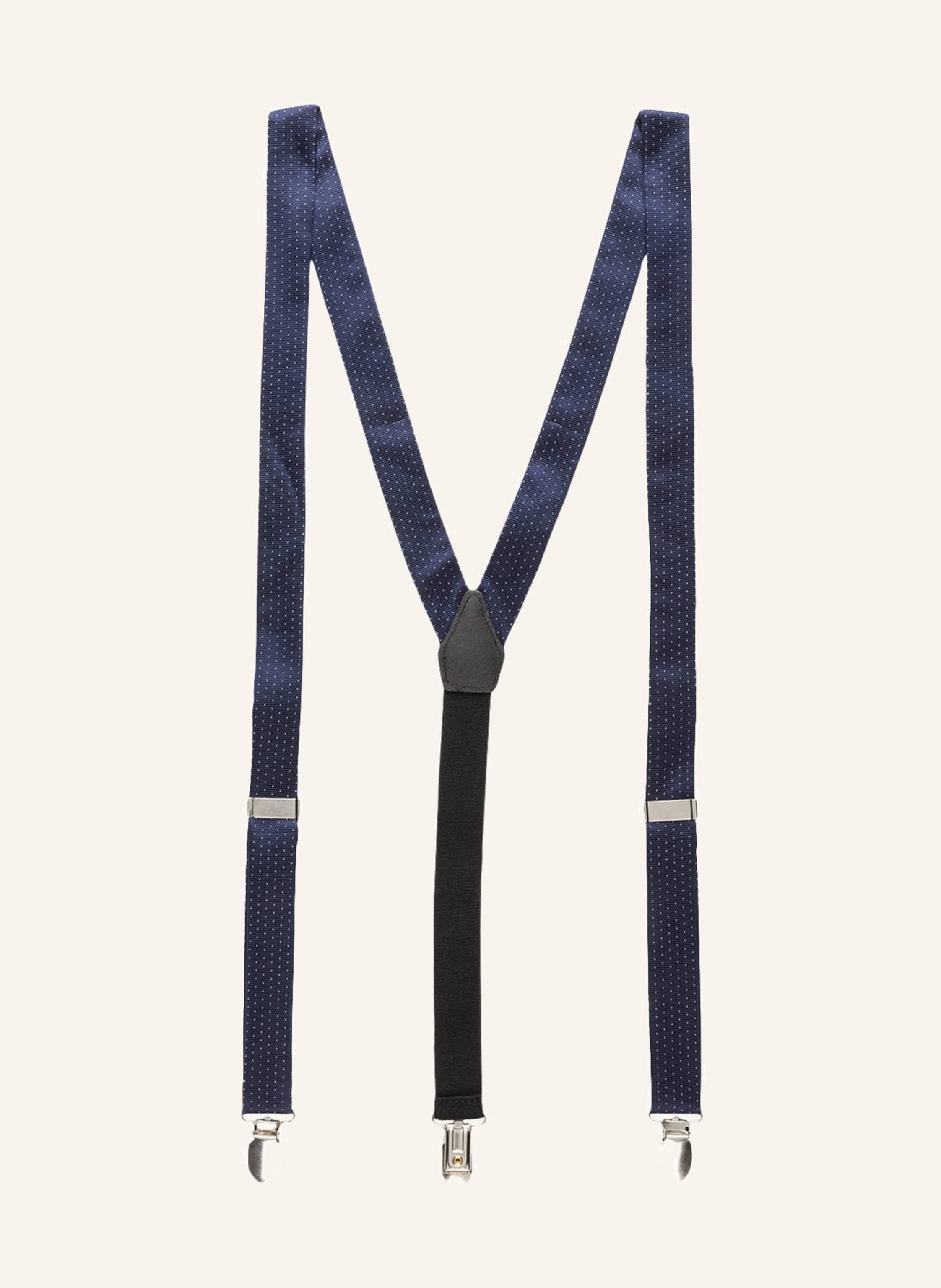 Thumbnail - Paul Set: Hosenträger, Schleife Und Einstecktuch blau