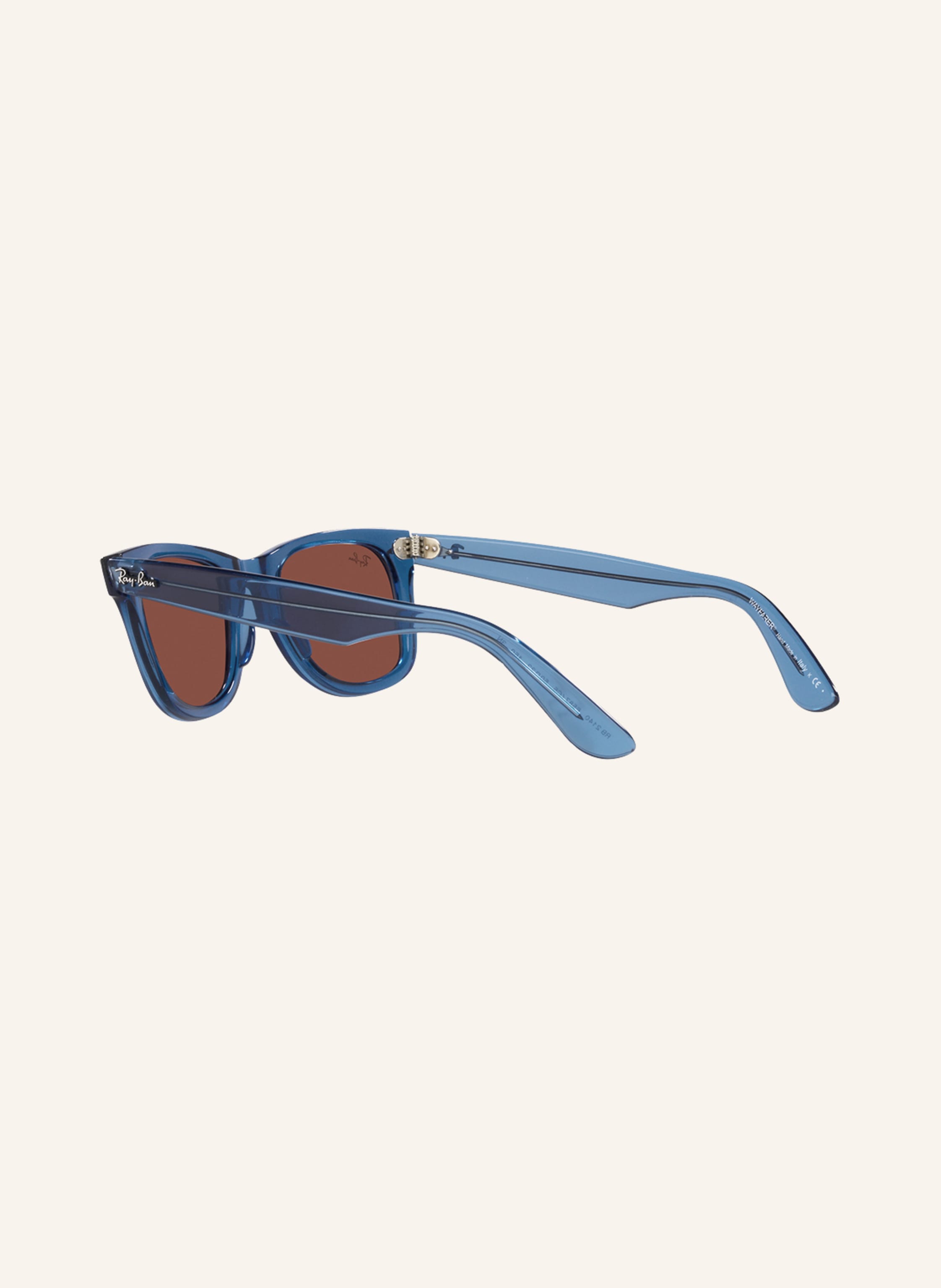 Thumbnail - Ray-Ban Sonnenbrille rb2140 Wayfarer blau