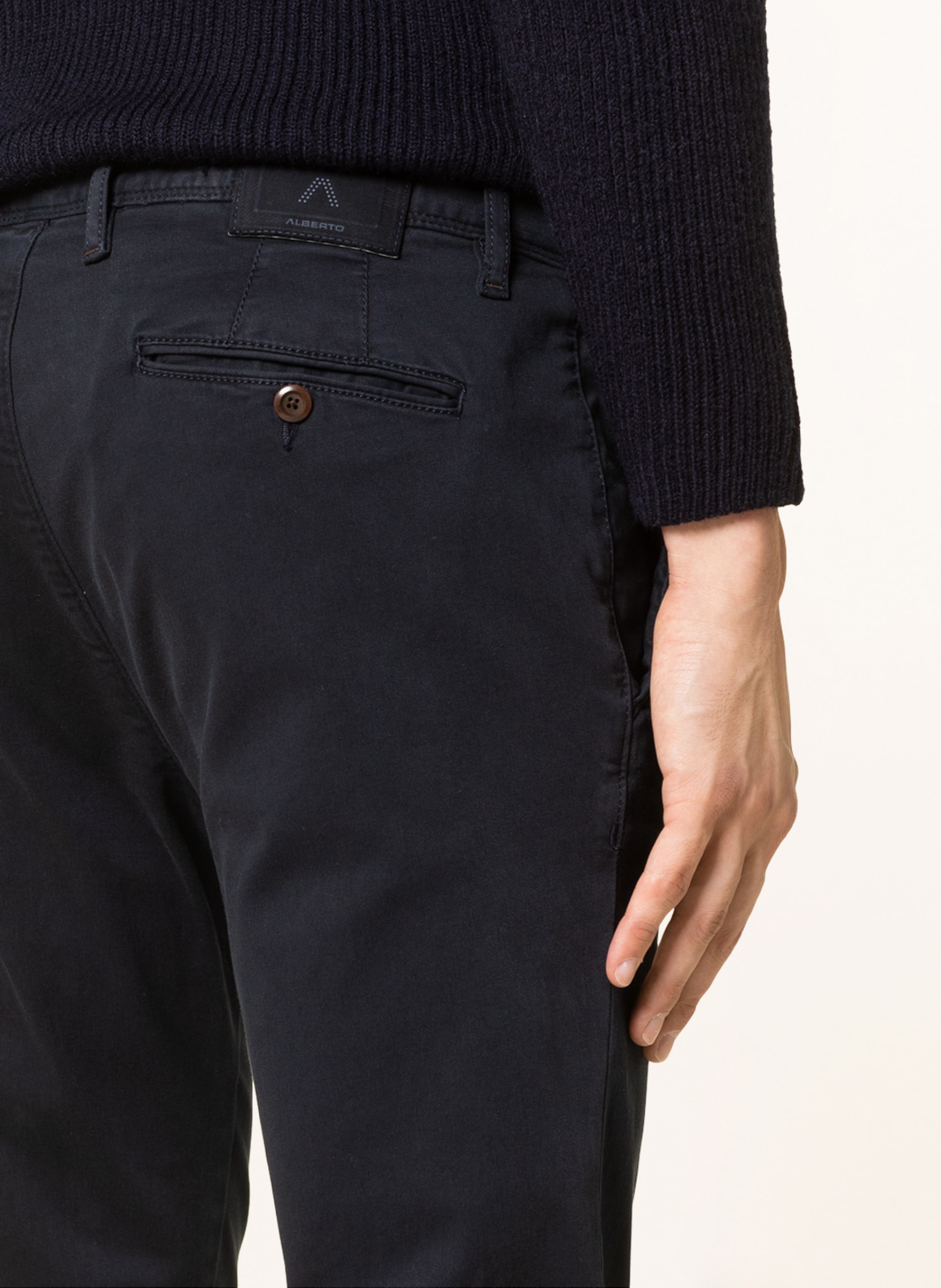 Thumbnail - Alberto Chino Rob Slim Fit blau