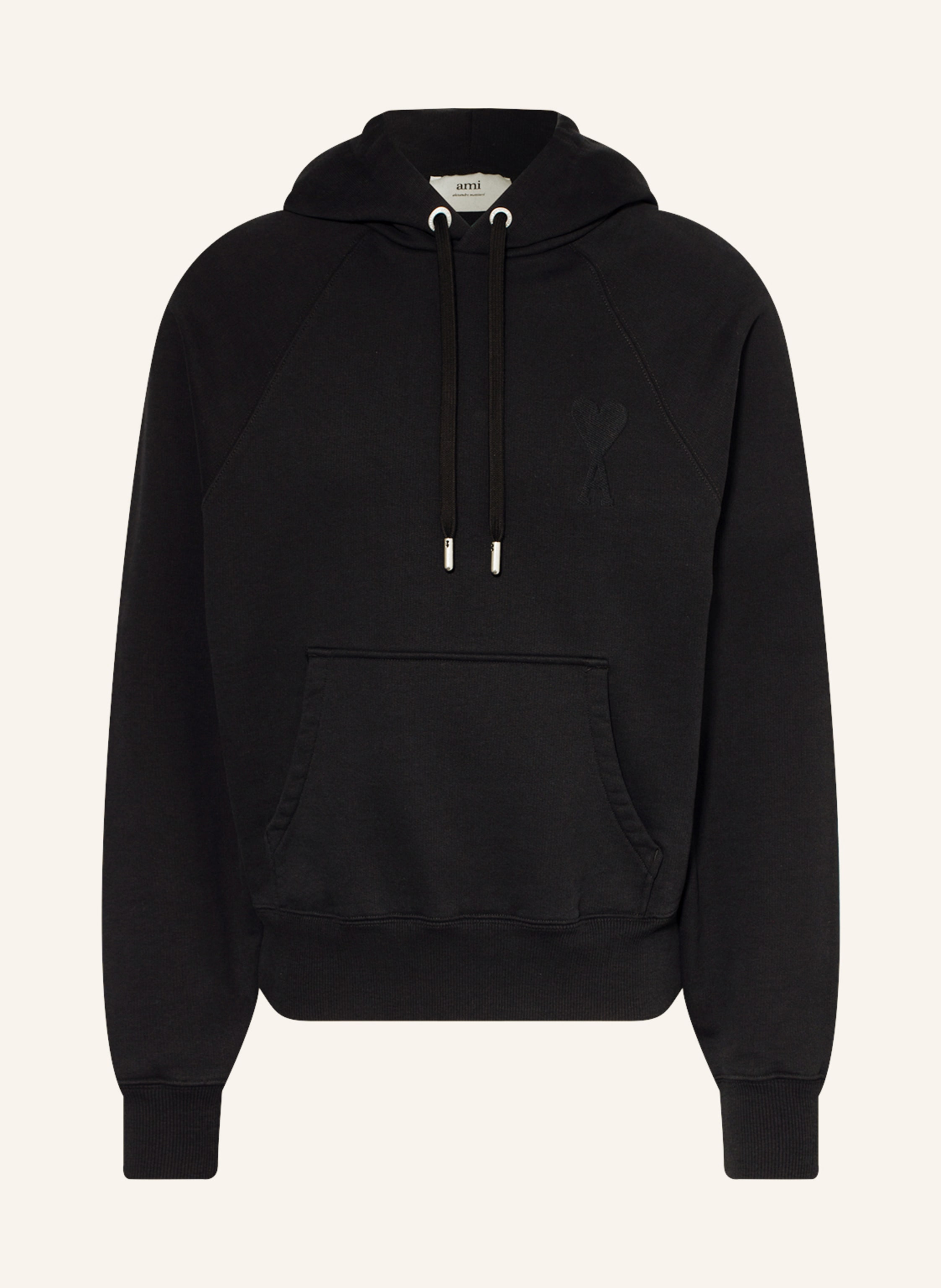 AMI PARIS Hoodie in schwarz
