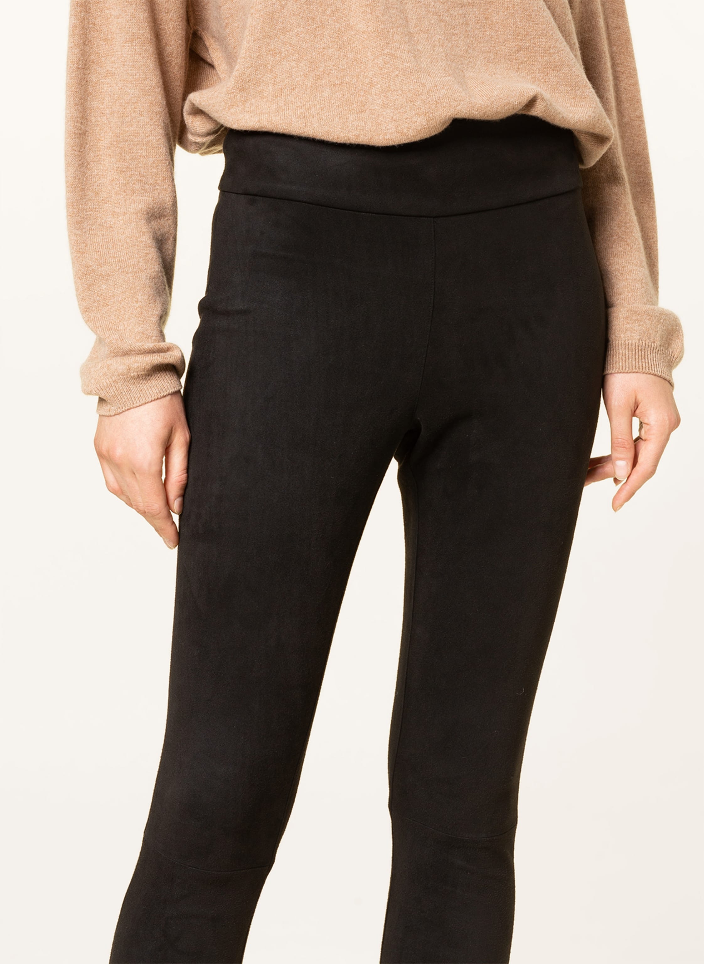 Juvia Leggings In Lederoptik schwarz – Bild 2