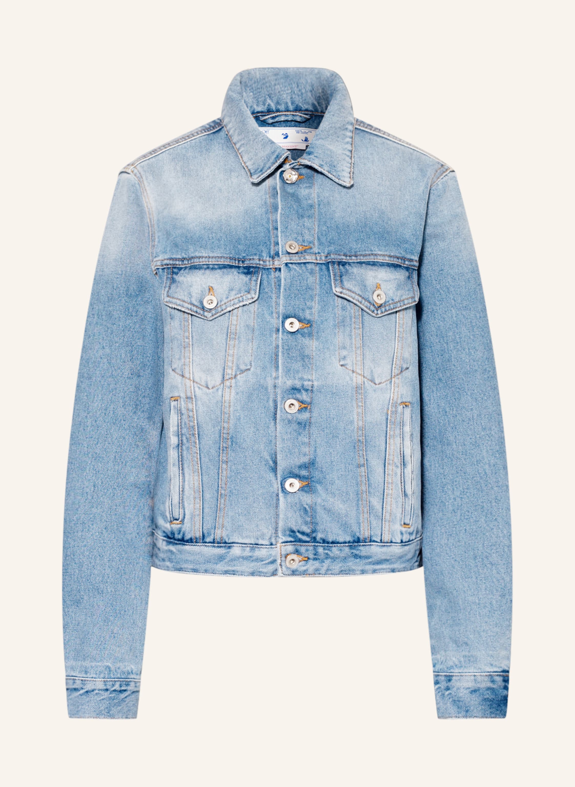 Off-White Denim jacket in 4501 blue 