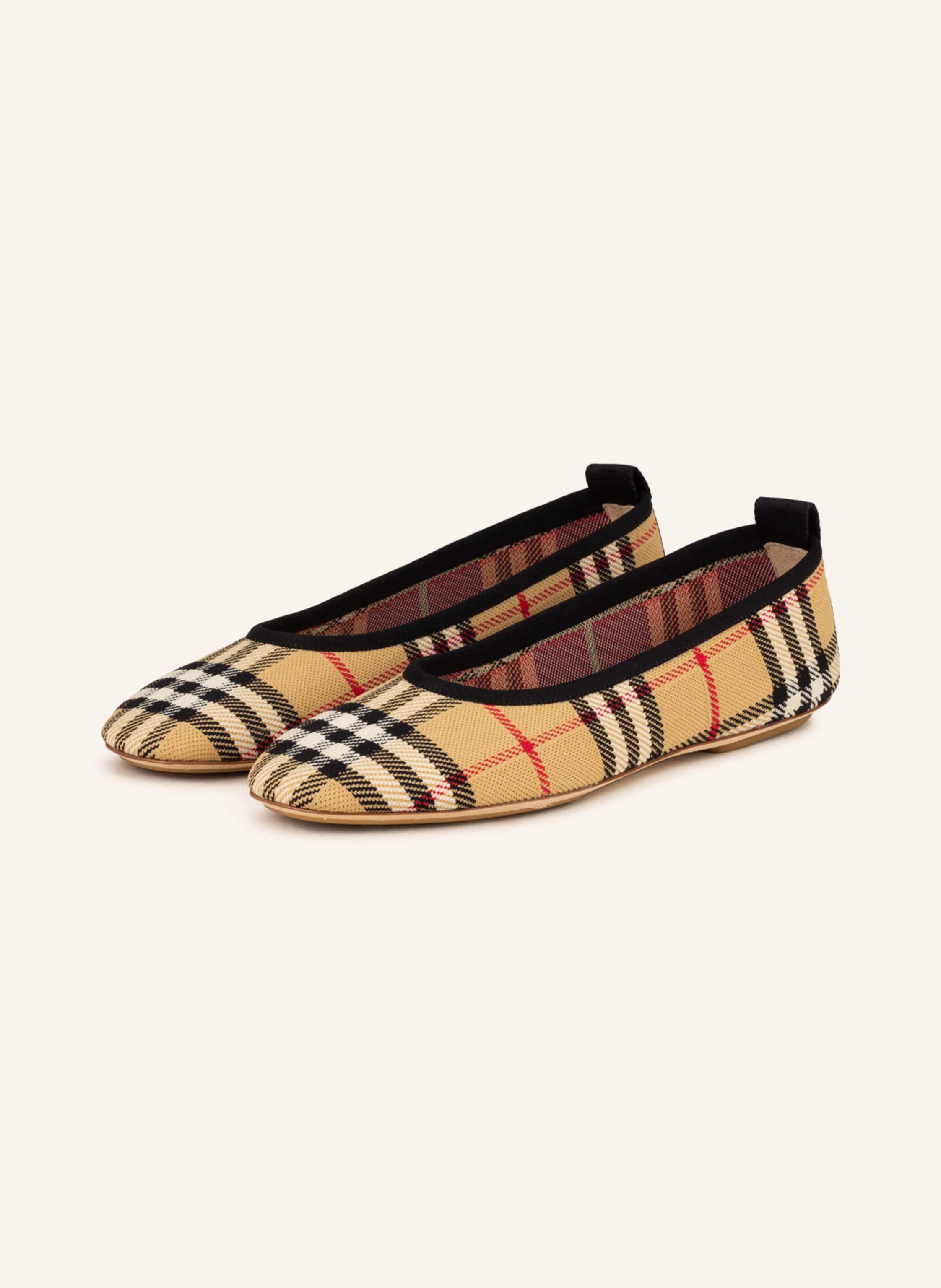 BURBERRY Ballet flats RALF in beige cream black