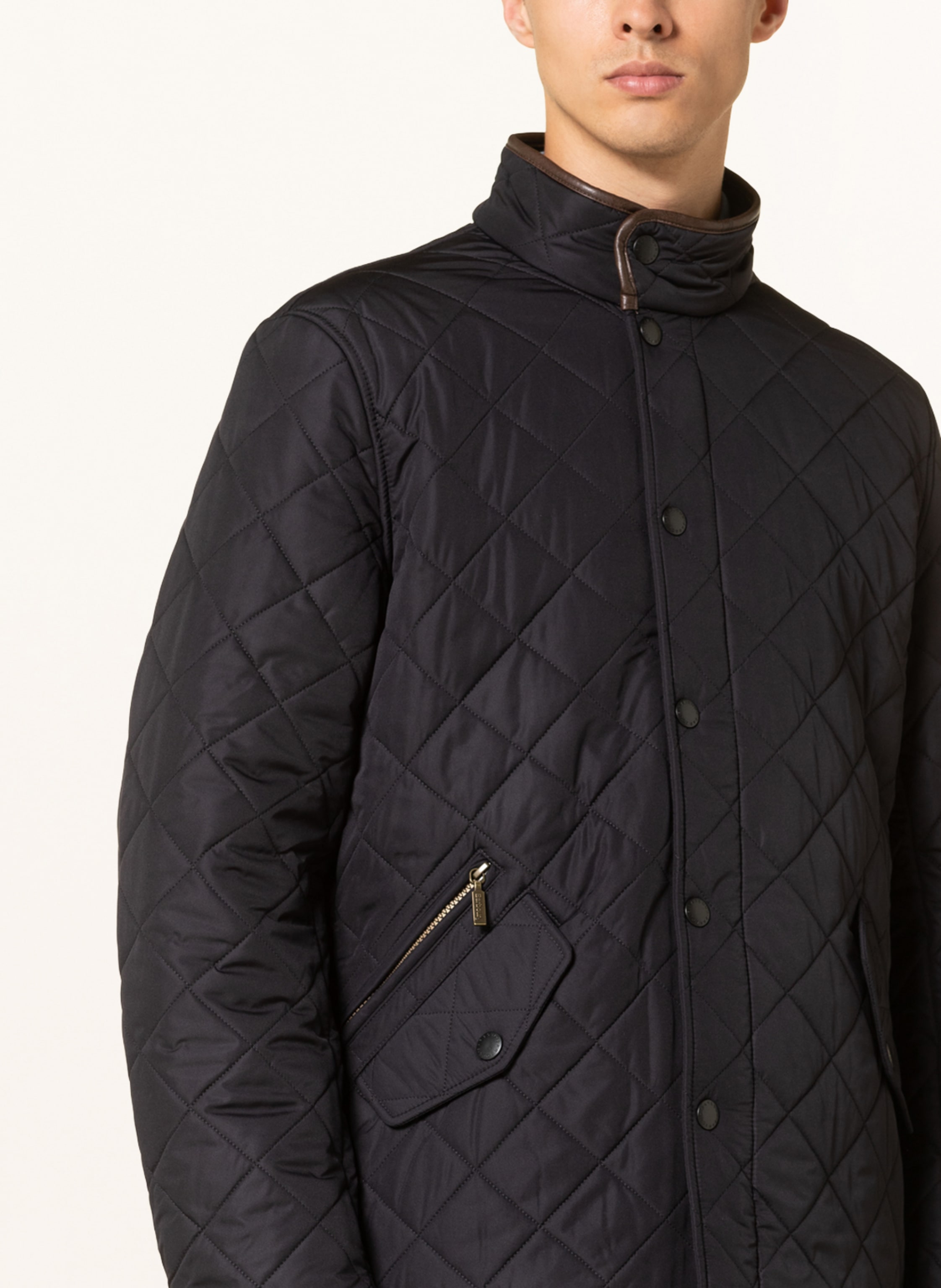 Thumbnail - Barbour Steppjacke Powell blau