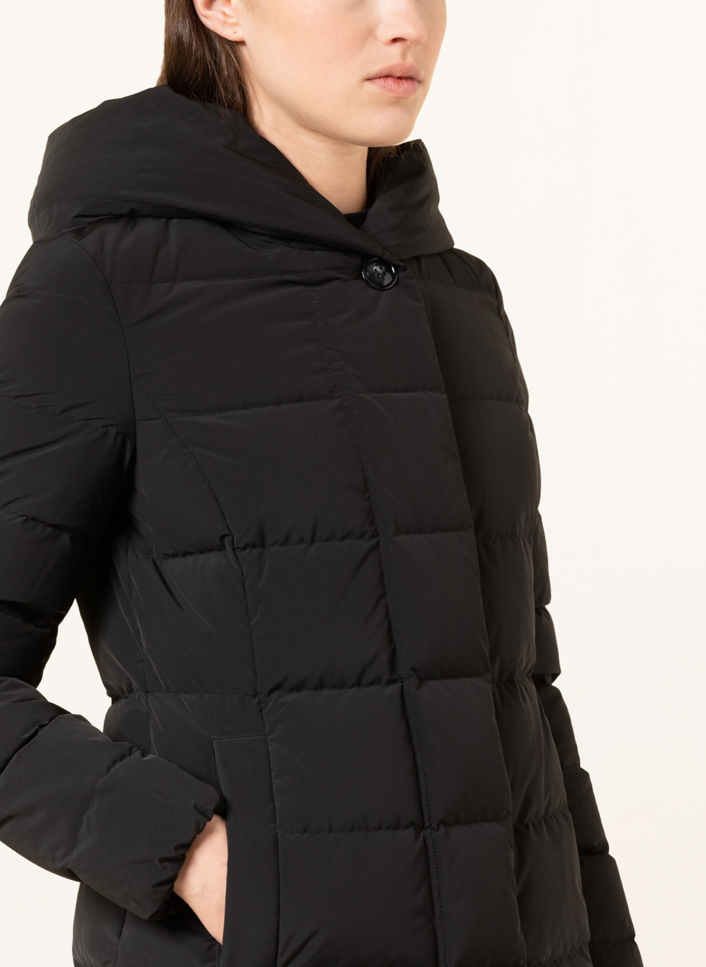 Thumbnail - Woolrich Daunenmantel Prescott schwarz