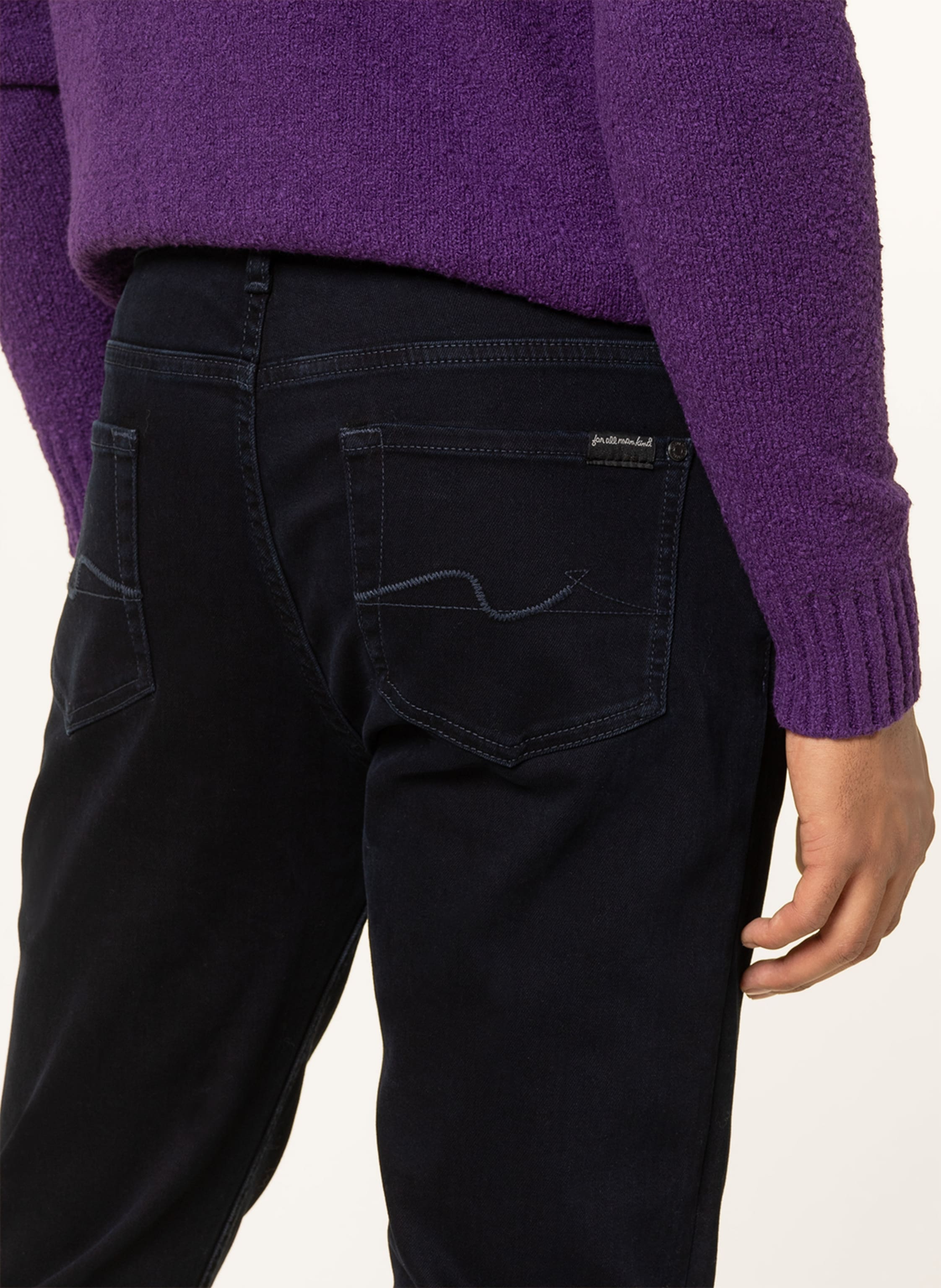 Thumbnail - 7 For All Mankind Jeans Slimmy Tapered Modern Slim Fit blau