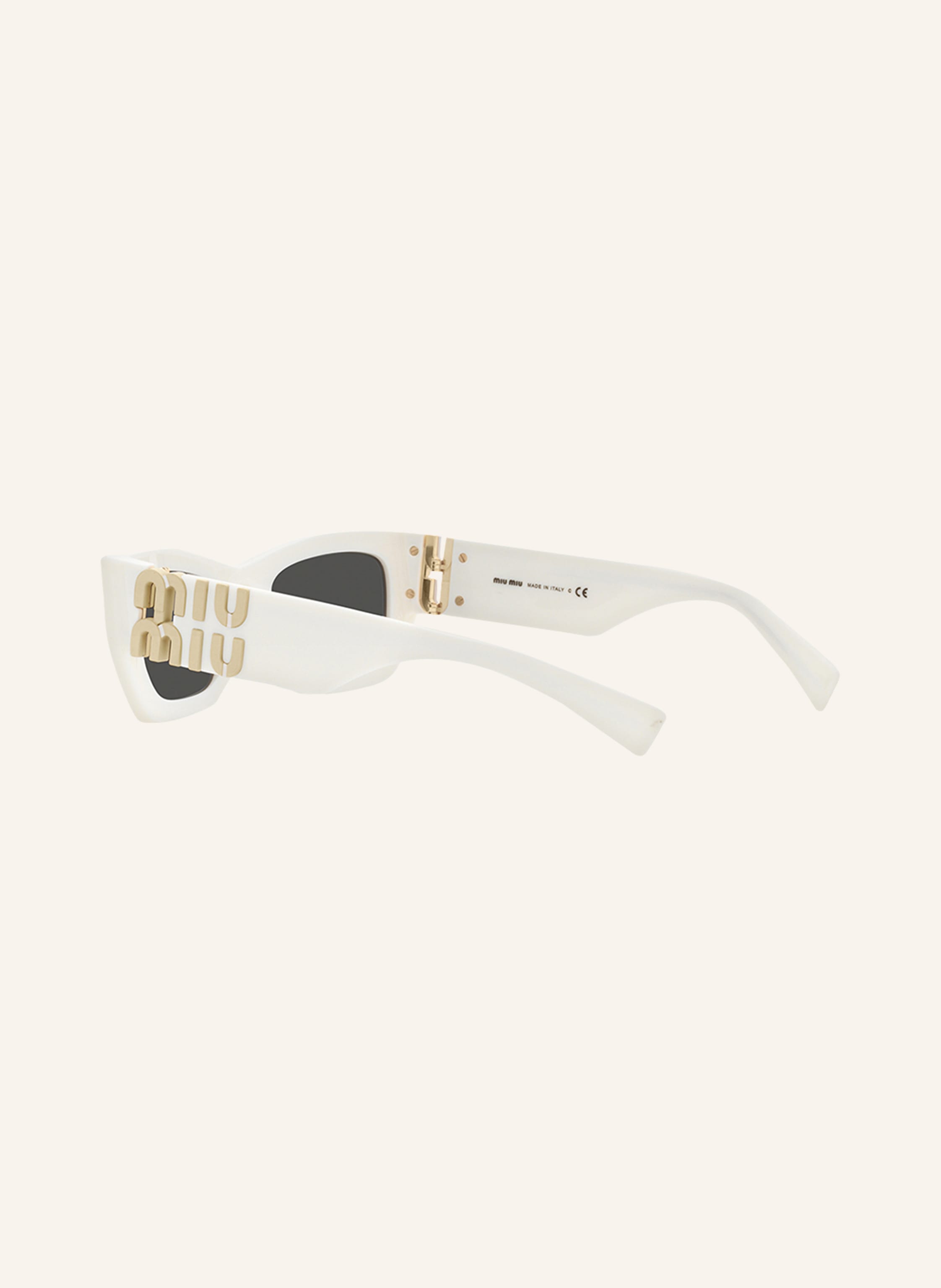 Thumbnail - Miu Miu Sonnenbrille mu09ws weiss