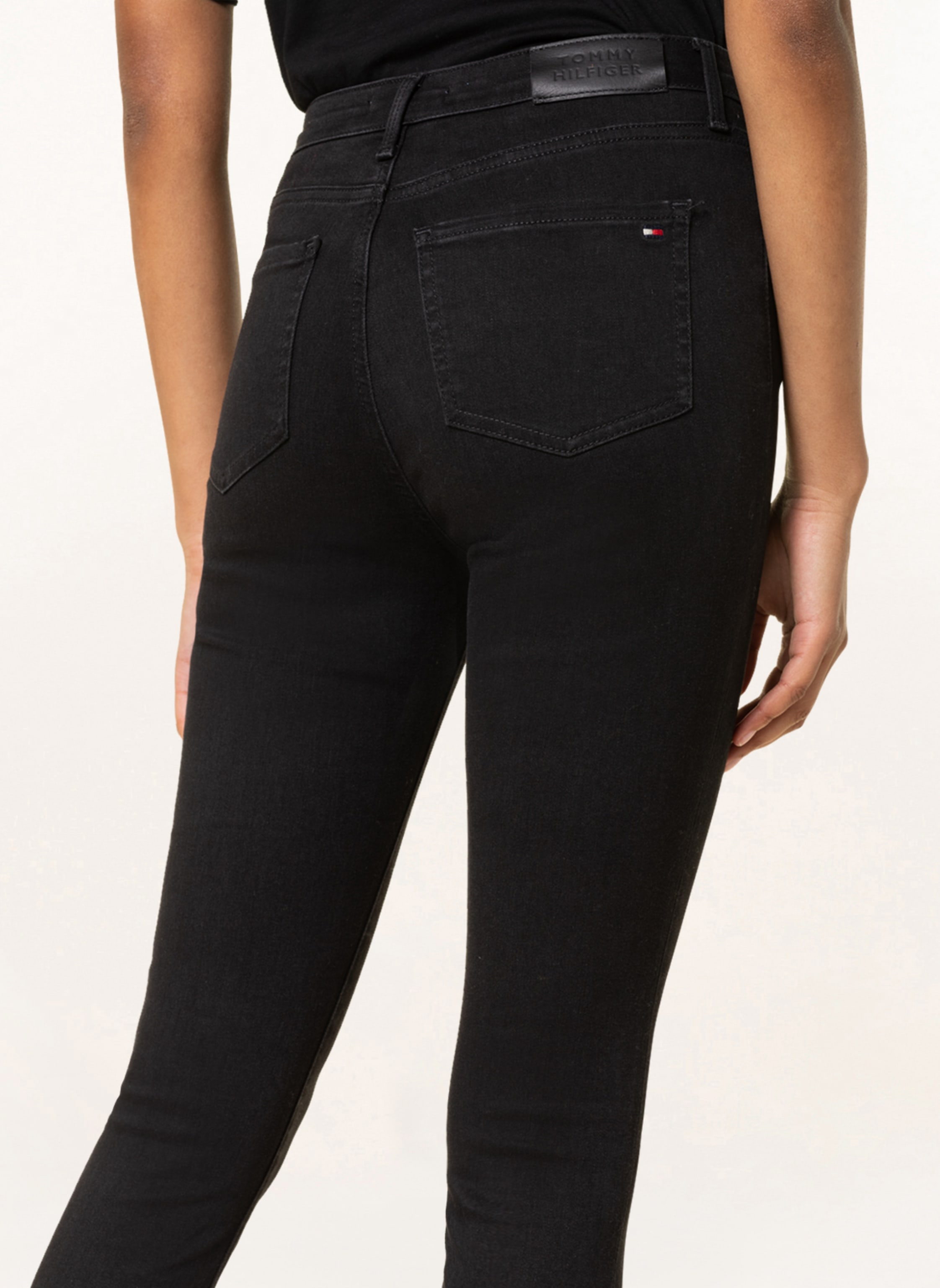 Tommy Hilfiger Skinny Jeans Harlem schwarz – Bild 2