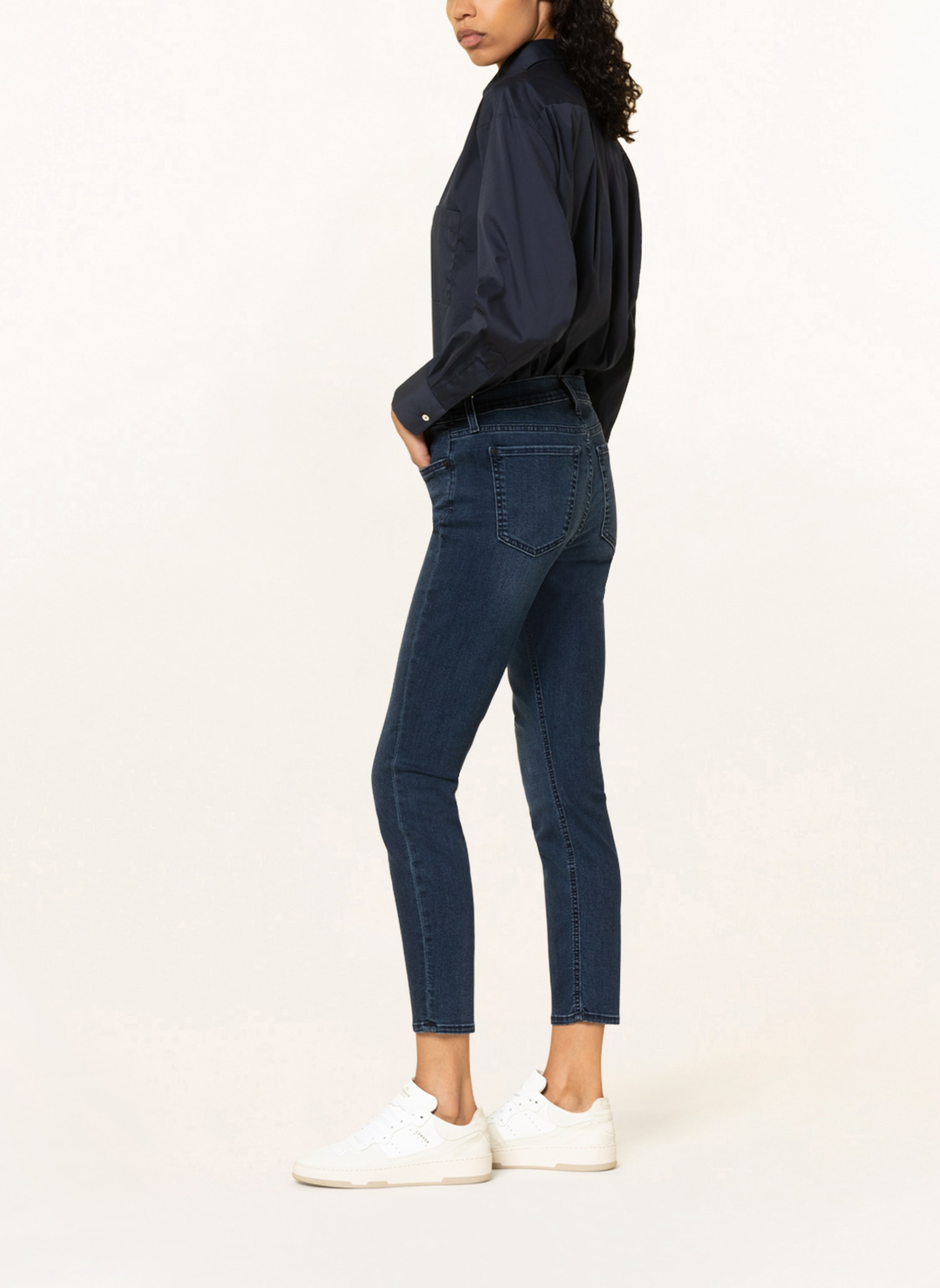Thumbnail - 7 For All Mankind Skinny Jeans The Ankle Skinny Bair Eco Park Avenue blau