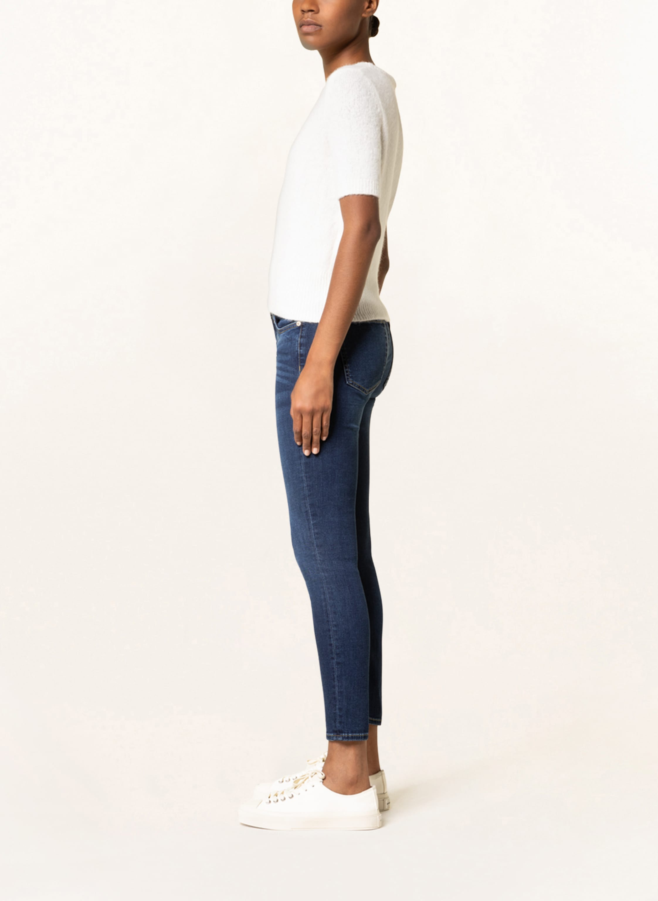Thumbnail - 7 For All Mankind Skinny Jeans The Ankle Skinny Bair Eco Rinsed Indigo blau