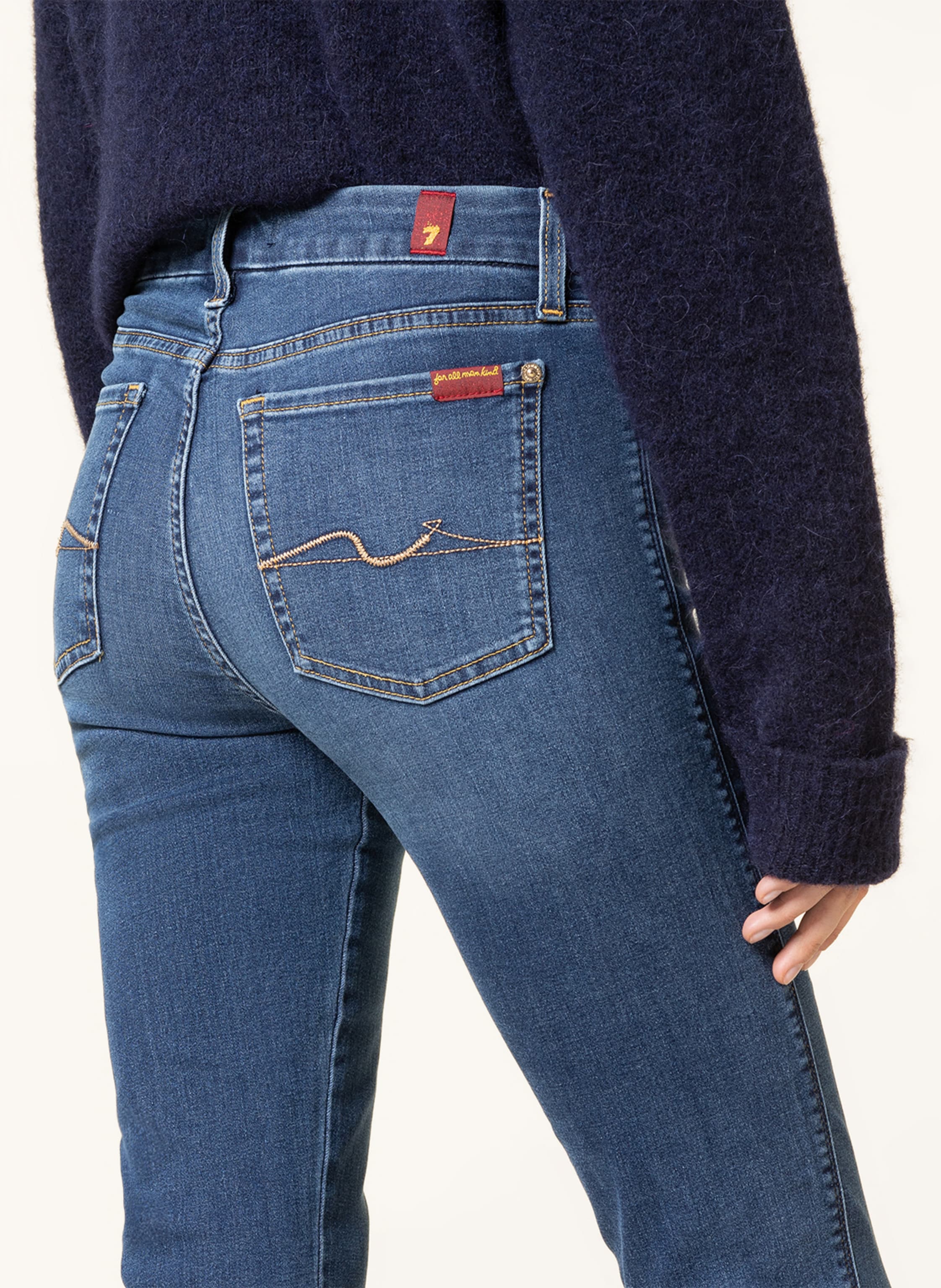 Thumbnail - 7 For All Mankind Jeans Kimmie Straight Straight Fit blau