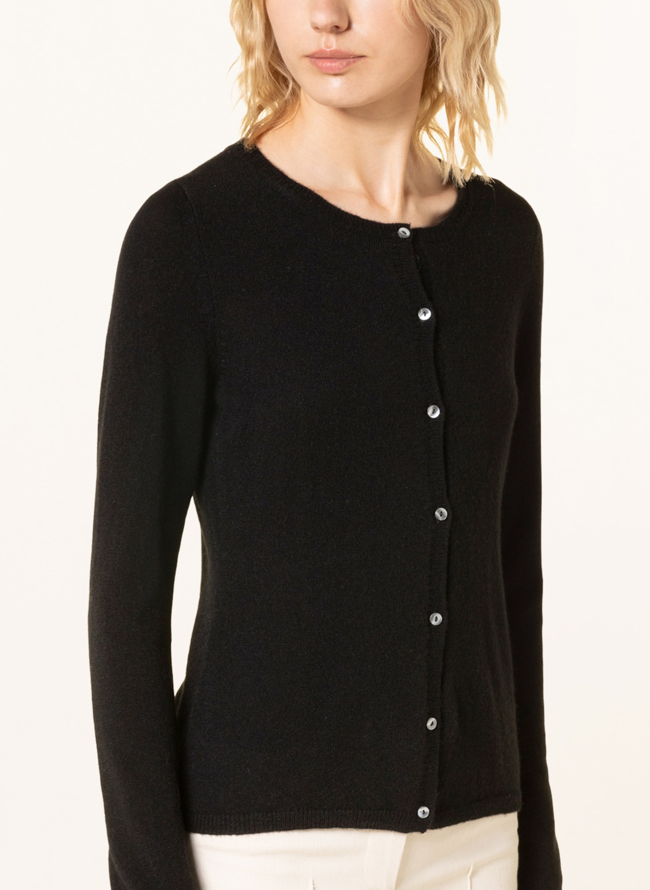 Thumbnail - Ftc Cashmere Strickjacke Aus Cashmere schwarz