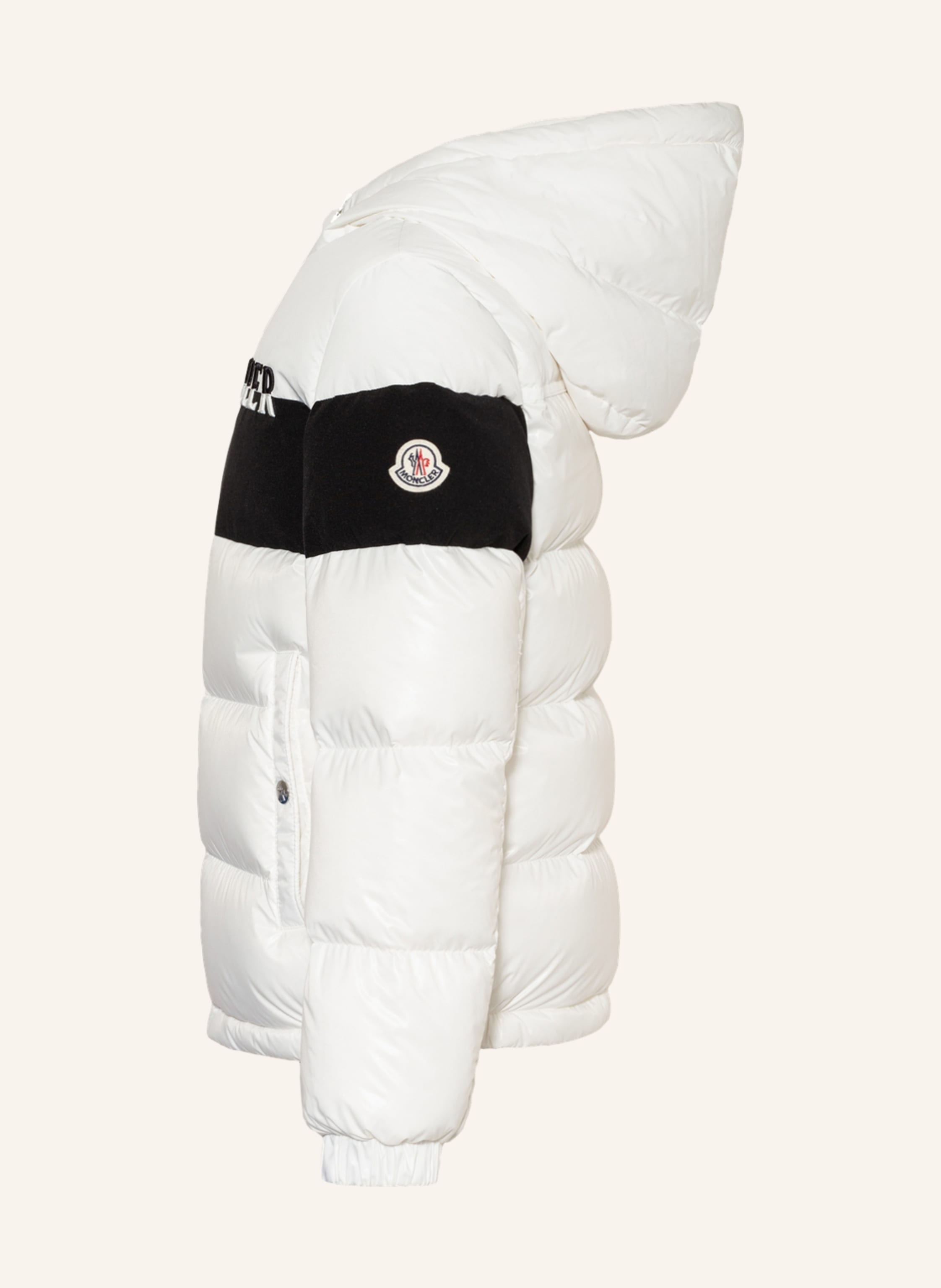 Thumbnail - Moncler Enfant Daunenjacke Laotari weiss