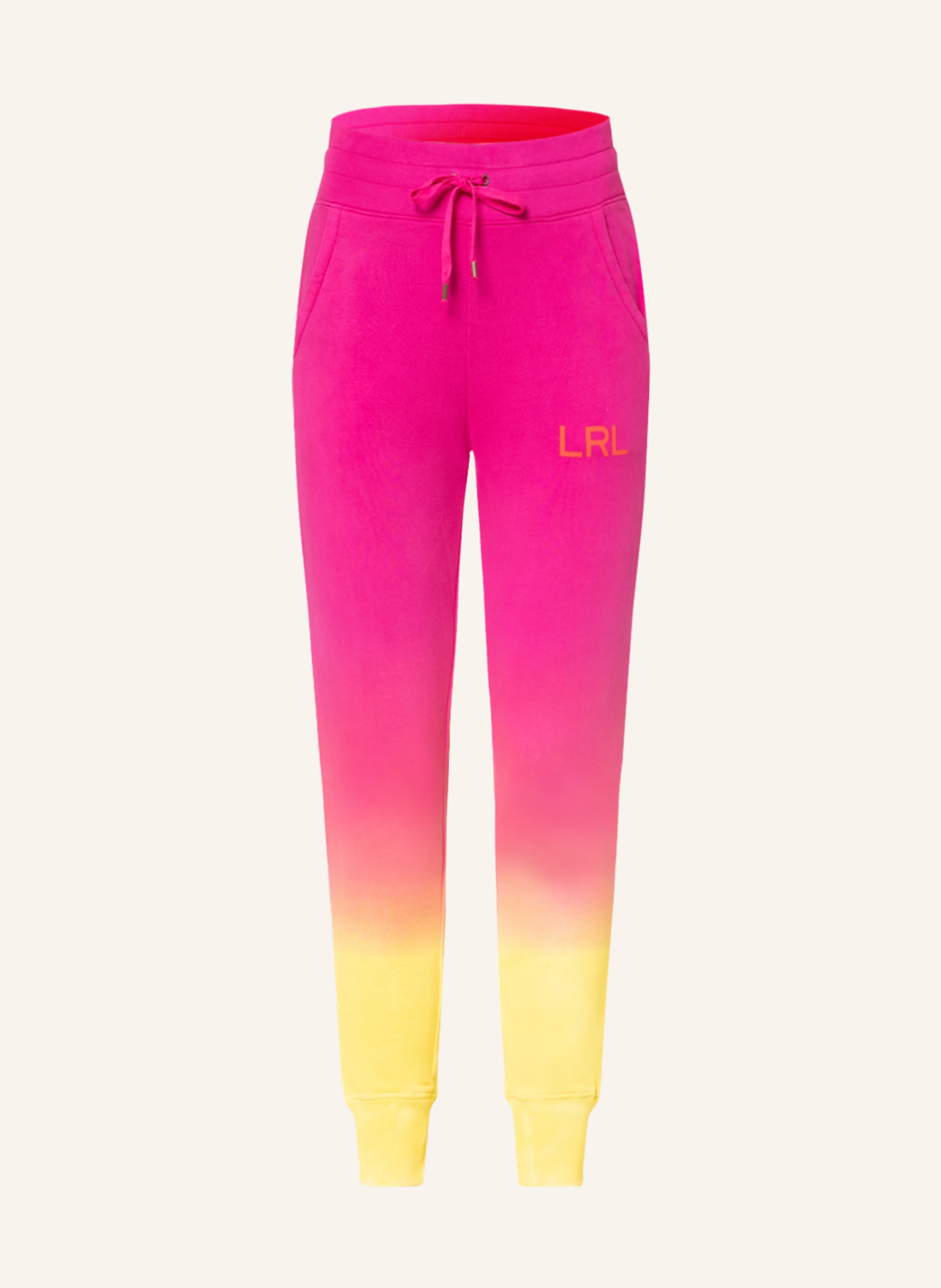 LAUREN RALPH LAUREN Sweatpants in pink/ yellow/ orange | Breuninger