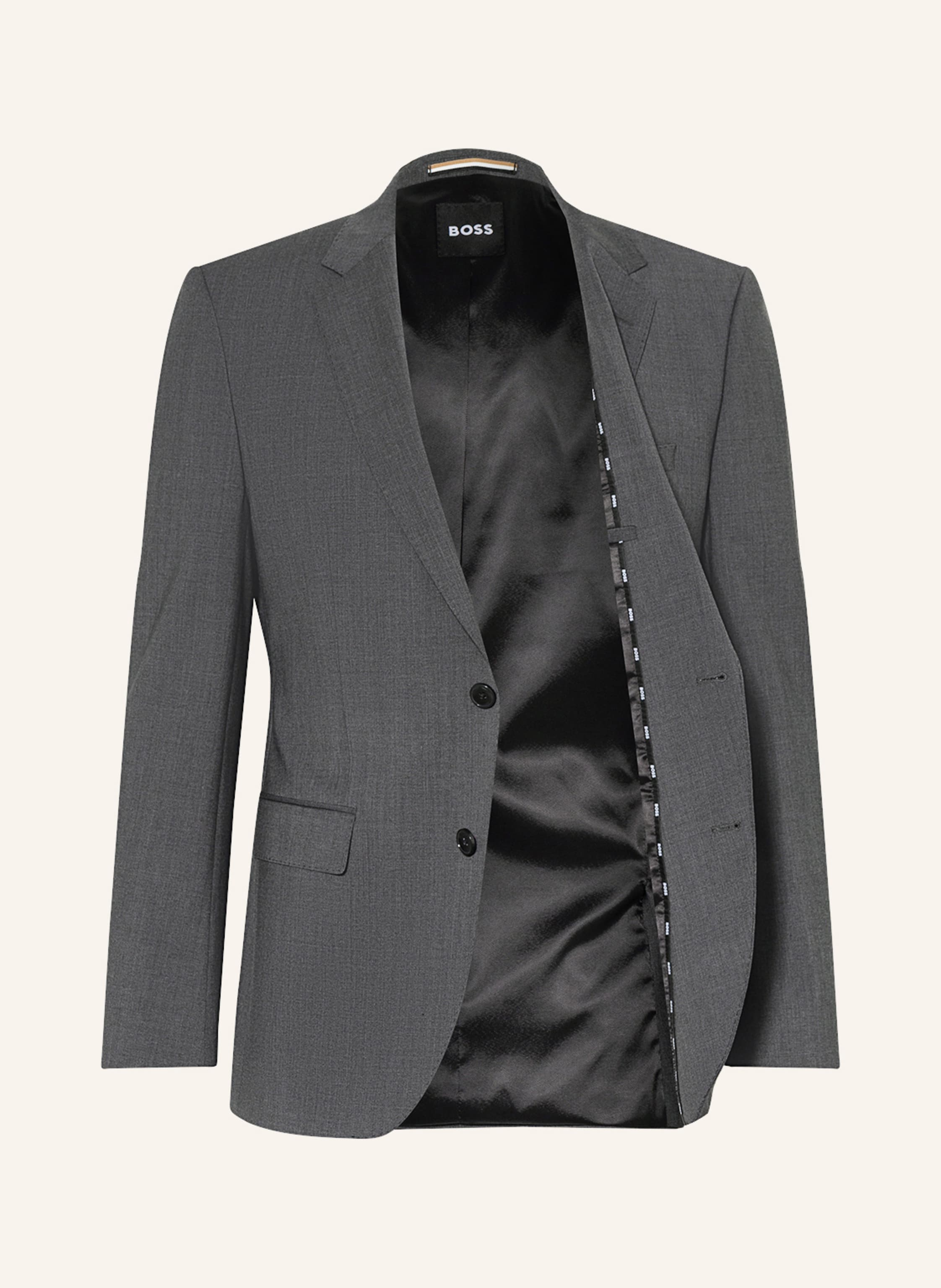 Thumbnail - Boss Anzugsakko Jasper Regular Fit grau