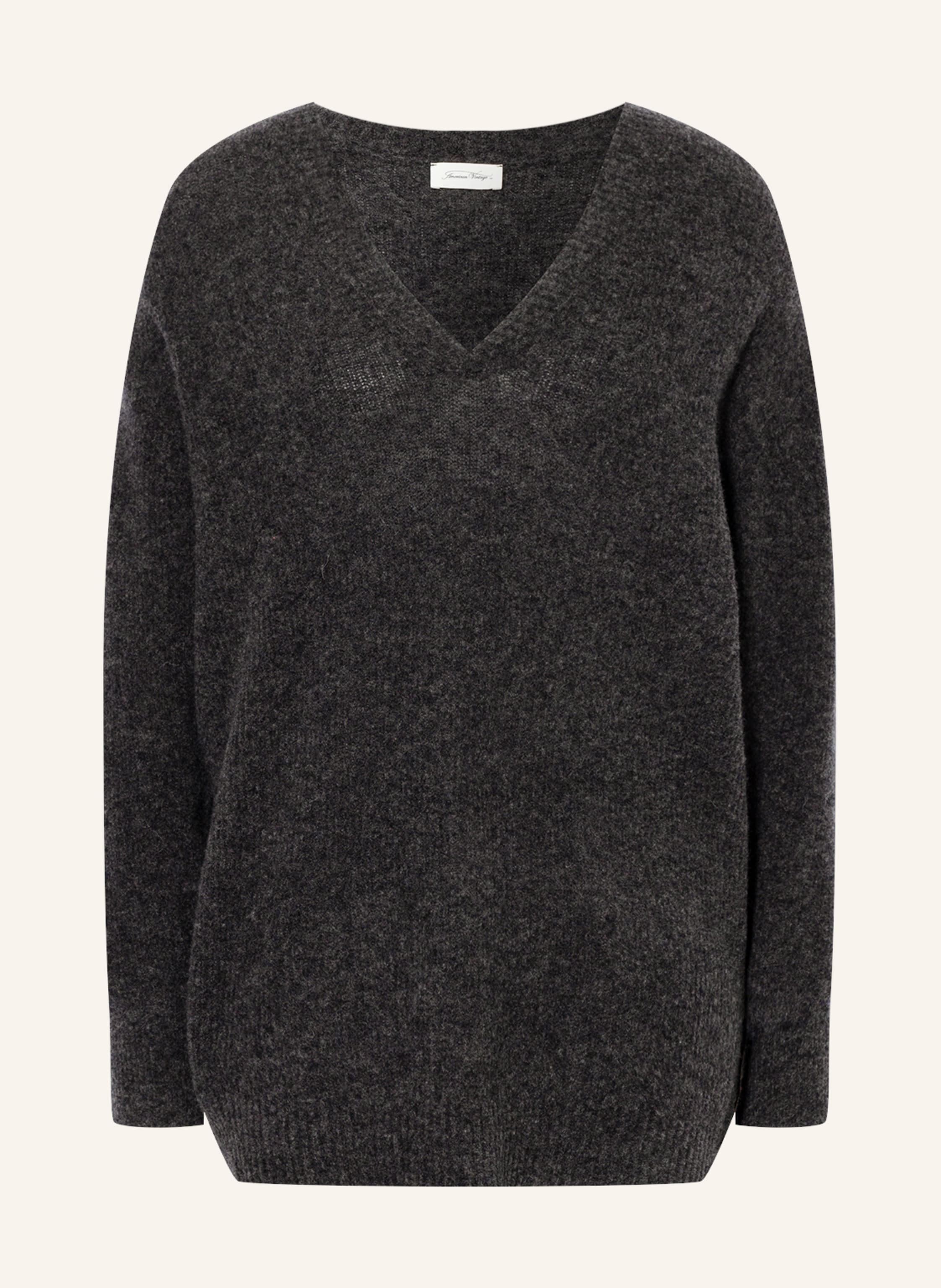 American Vintage Pullover mit Leinen in dunkelgrau Breuninger