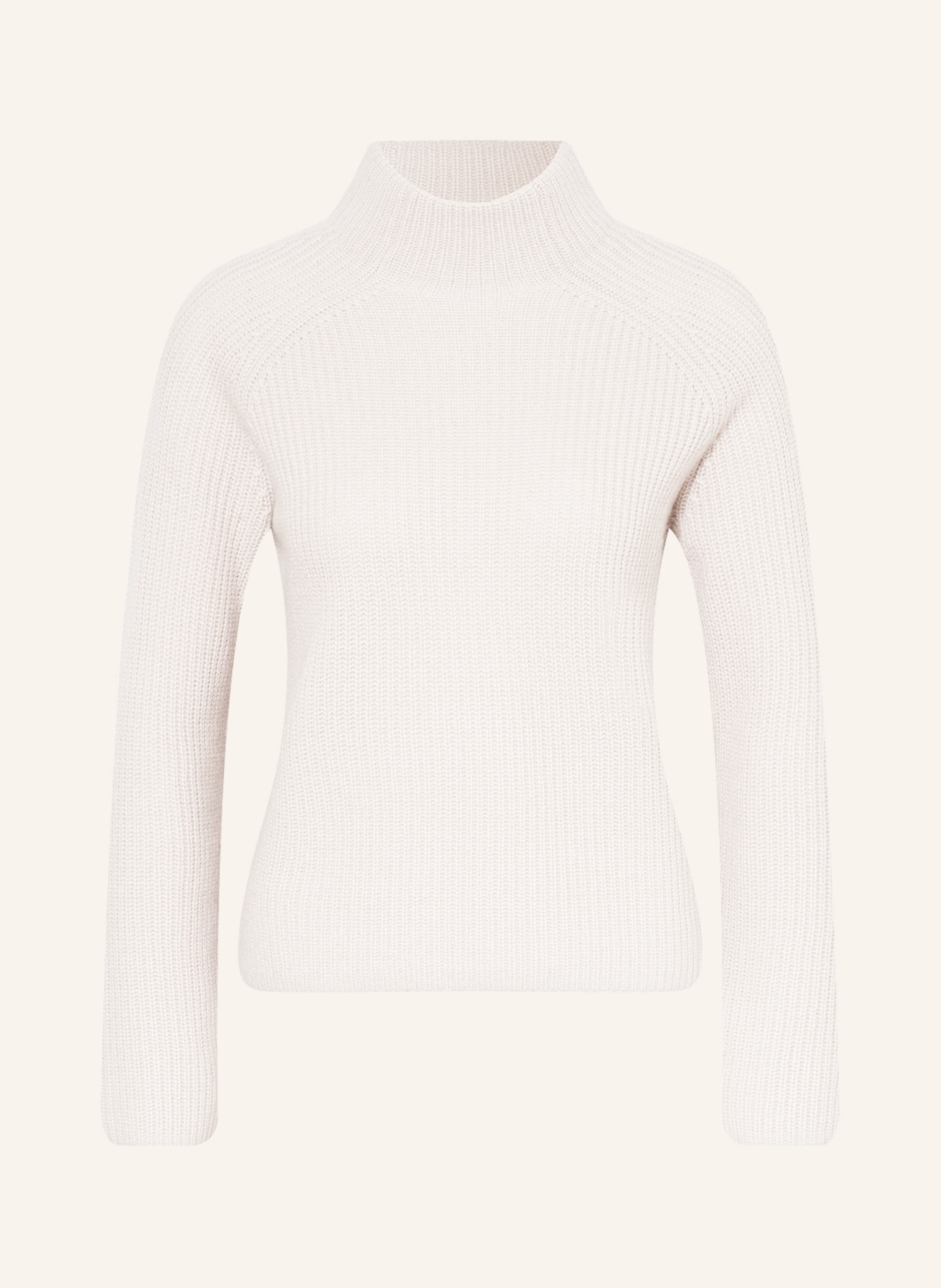 MRS & HUGS Turtleneck sweater in cashmere in cream