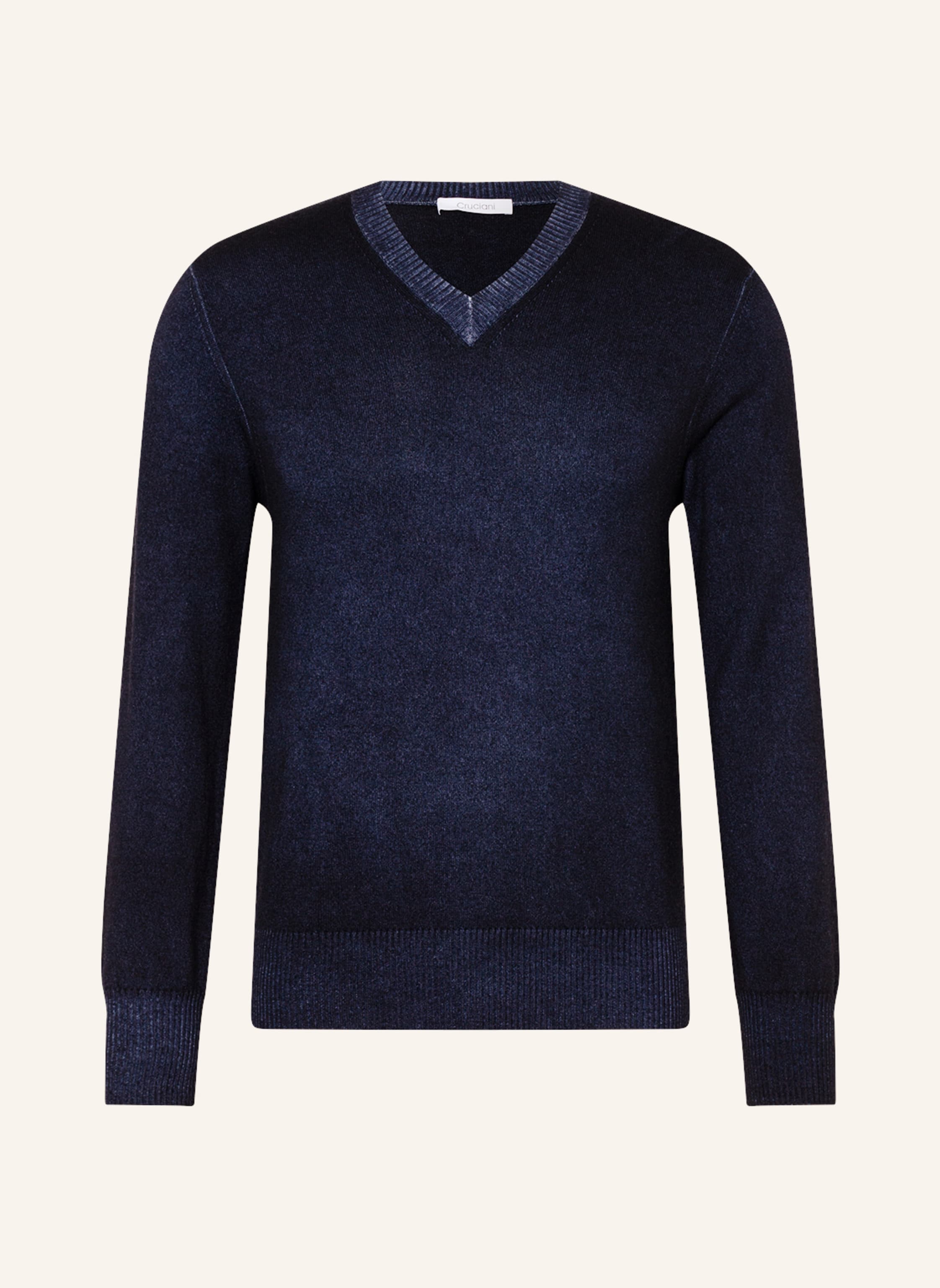 cruciani Cashmere sweater in dark blue 