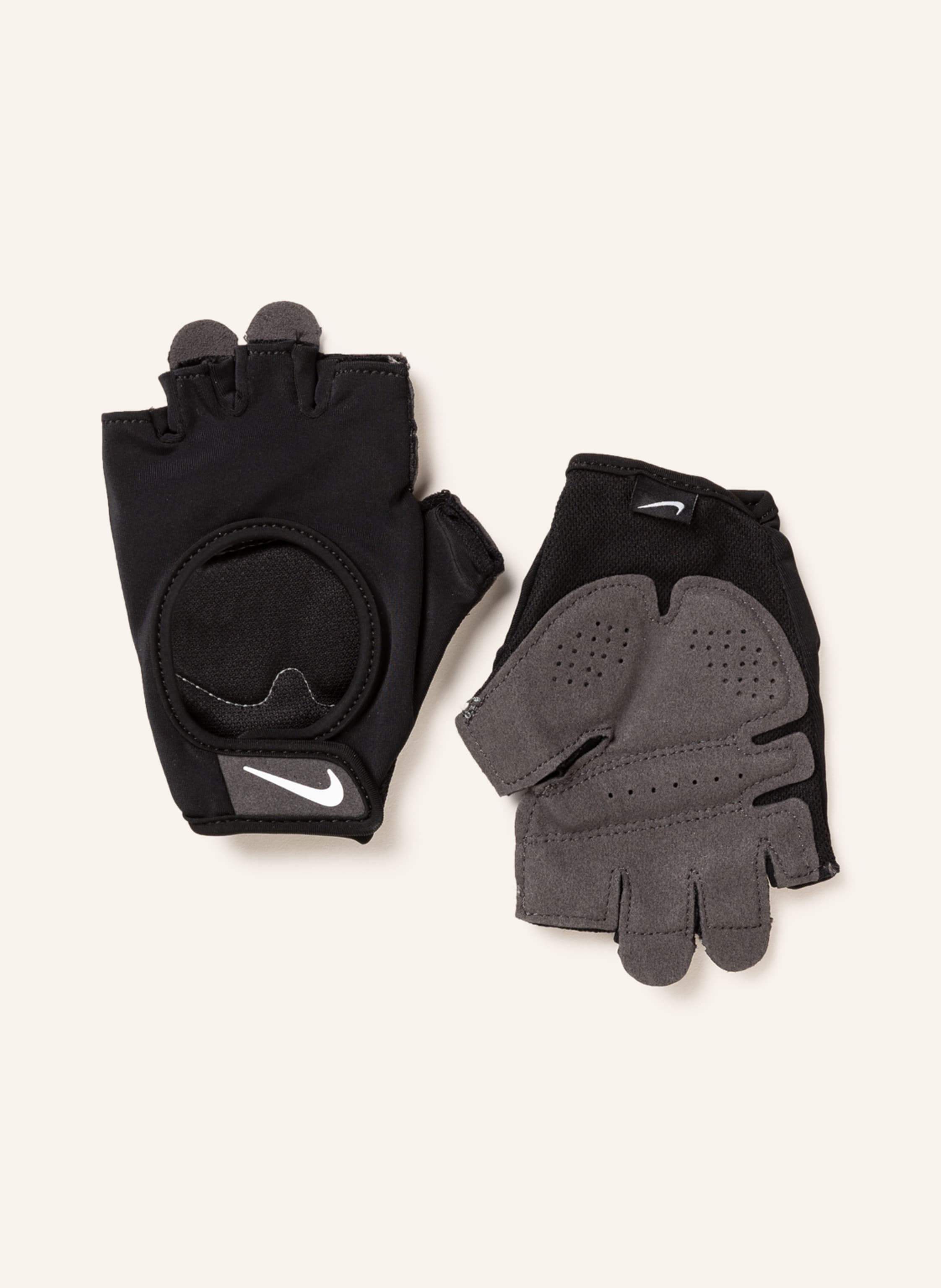 ULTIMATE GYM Nike Trainingshandschuhe grau schwarz/ in