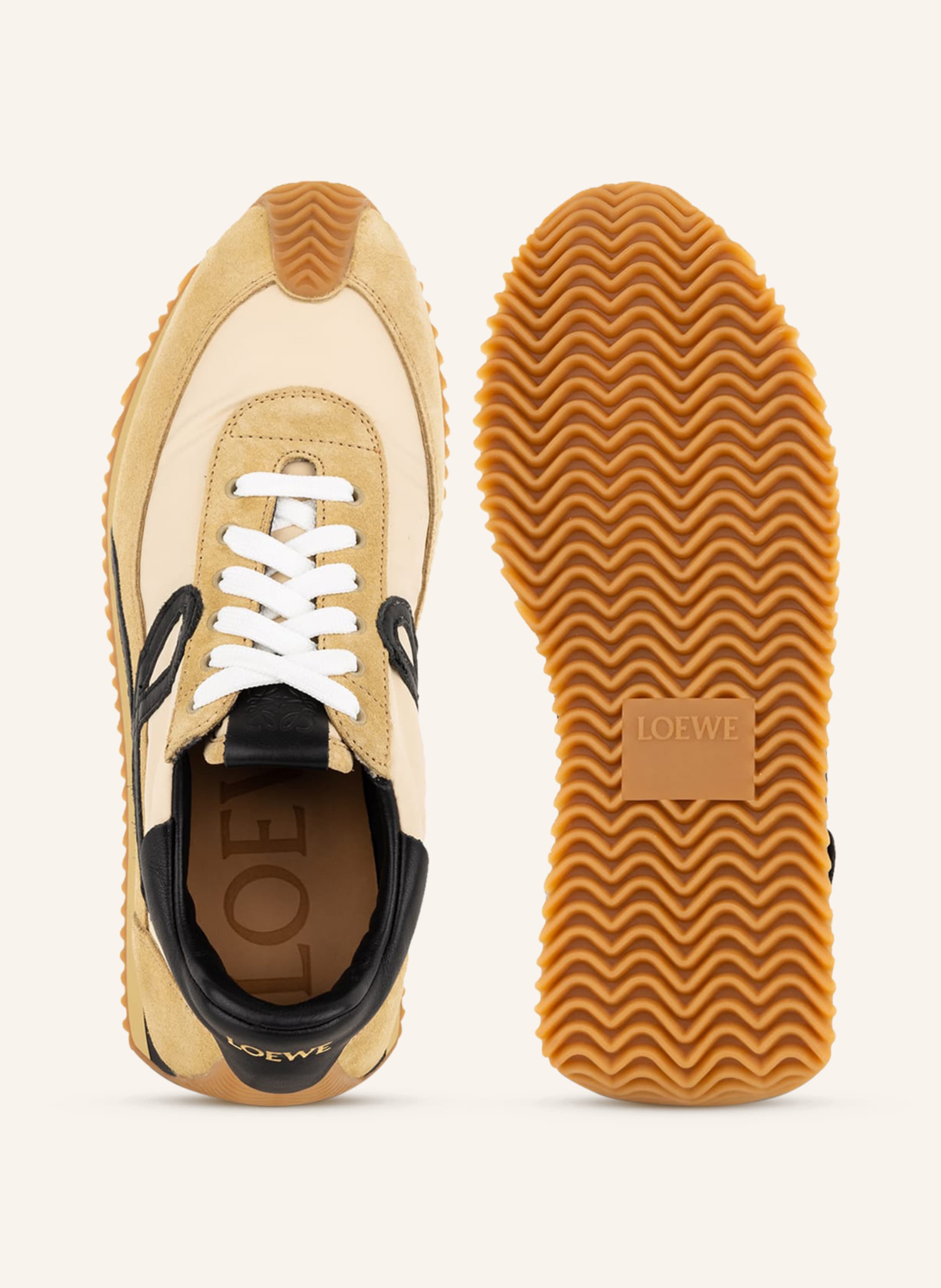 Loewe Sneaker Flow Runner beige – Bild 2