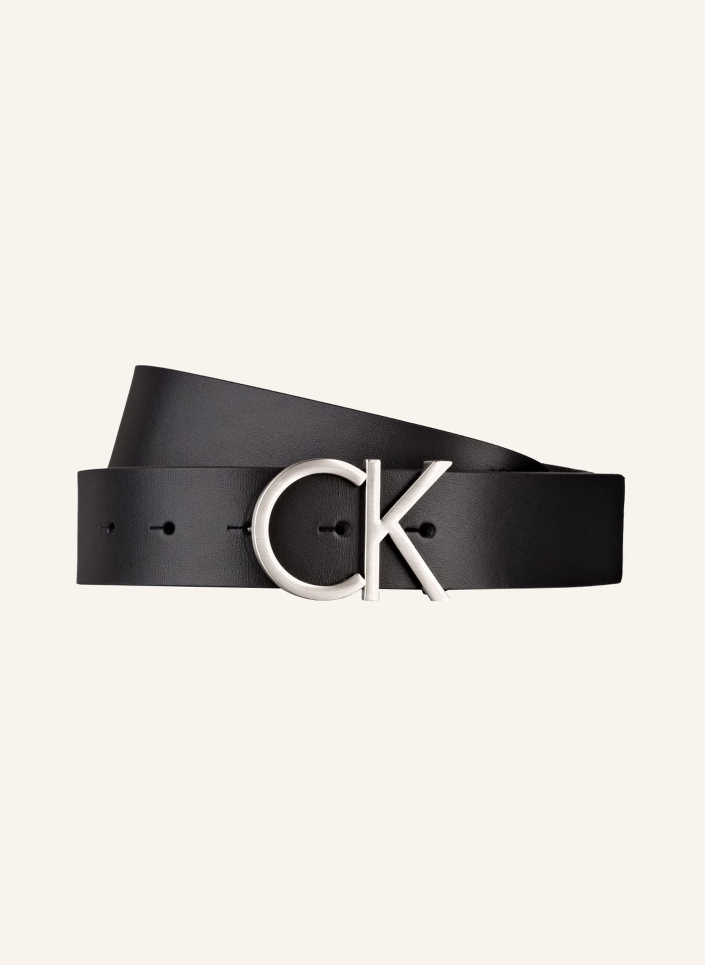 Calvin Klein Leather belt in black | Breuninger