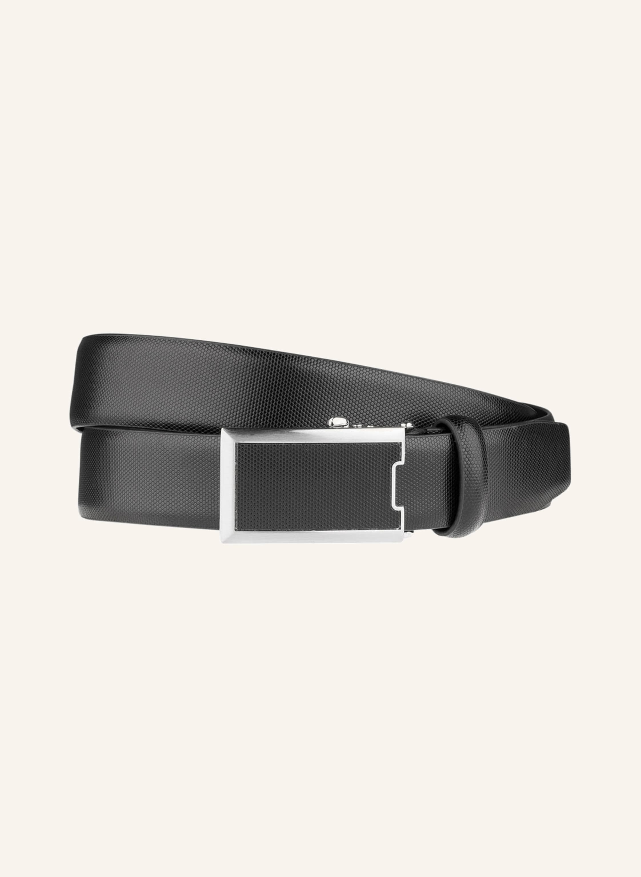 MONTI Leather belt in black