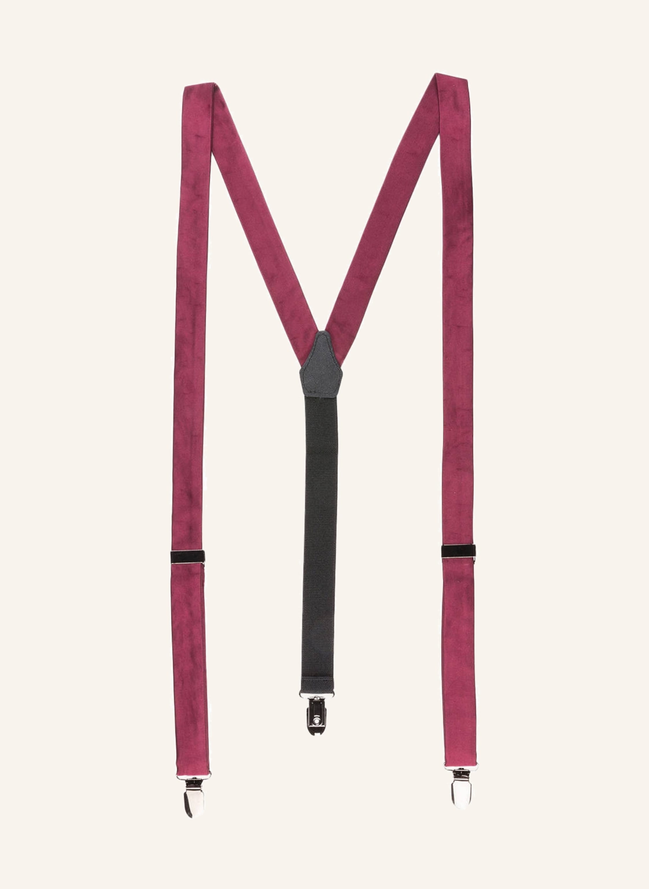 Thumbnail - Monti Set: Hosenträger Und Fliege rot