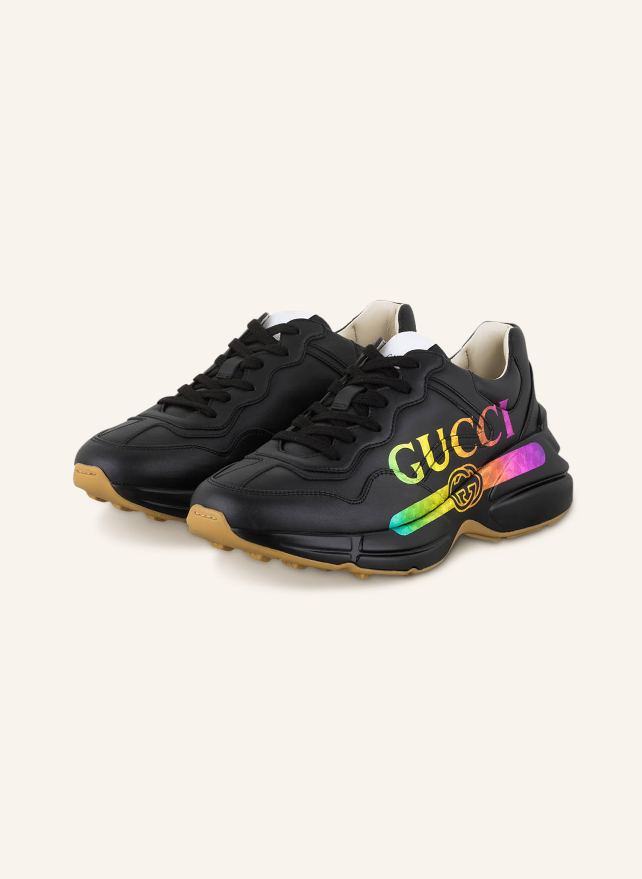 Politisk Daggry respektfuld GUCCI Sneakers RHYTON in black