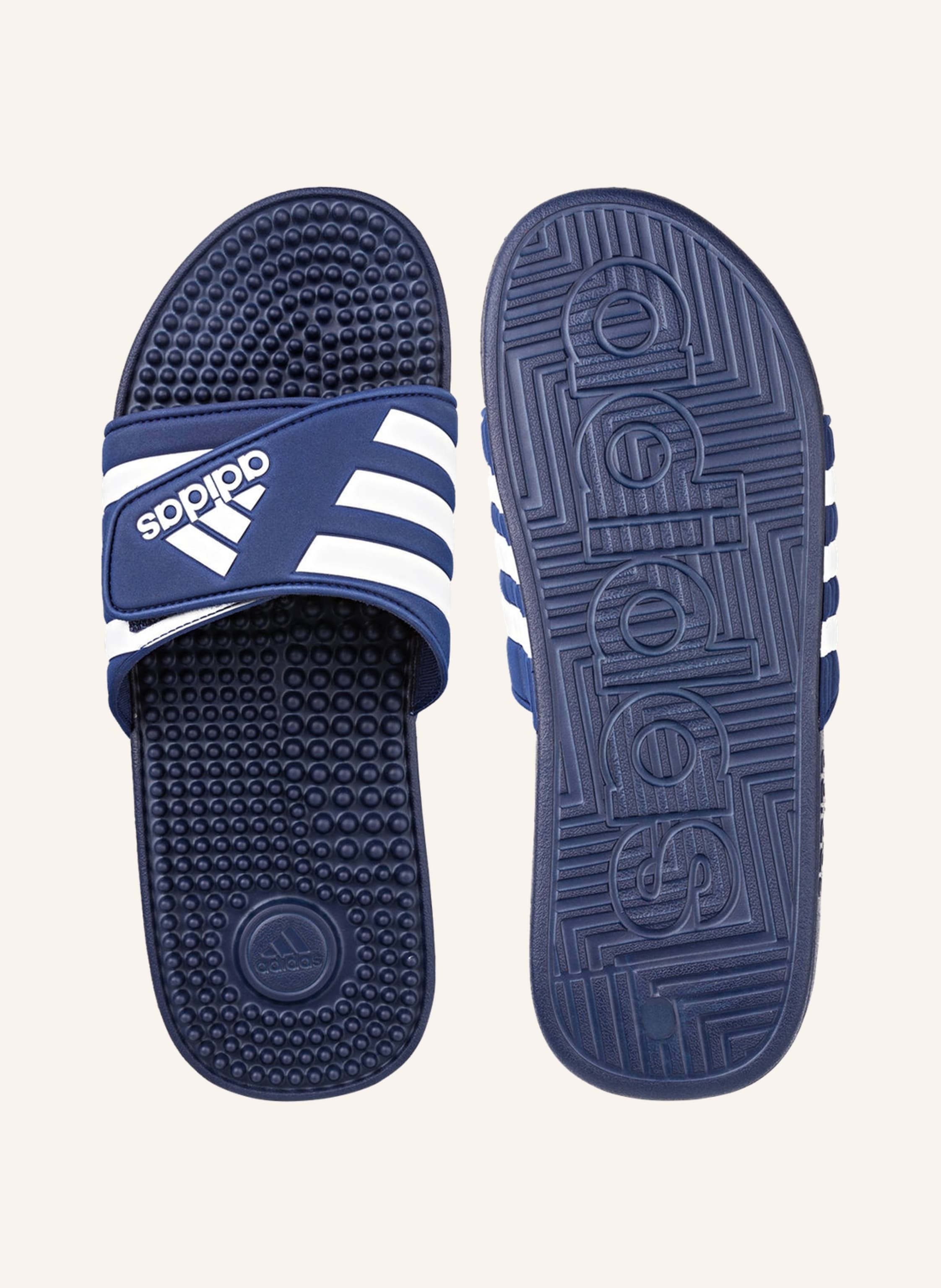 Thumbnail - Adidas Pantoletten Adissage blau