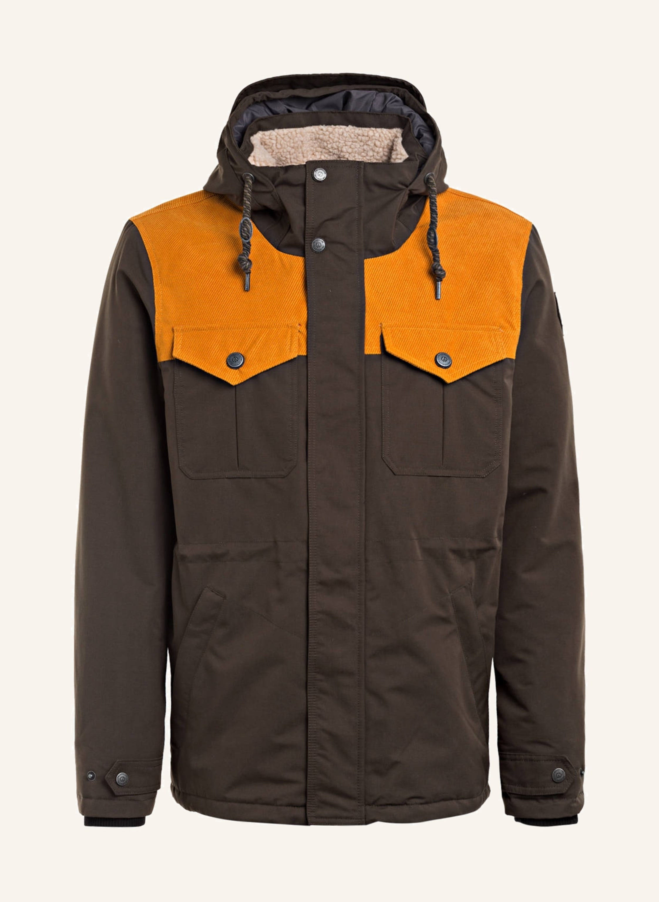 in by killtec orange G.I.G.A. jacket STORMIGA DX Outdoor brown/ dark