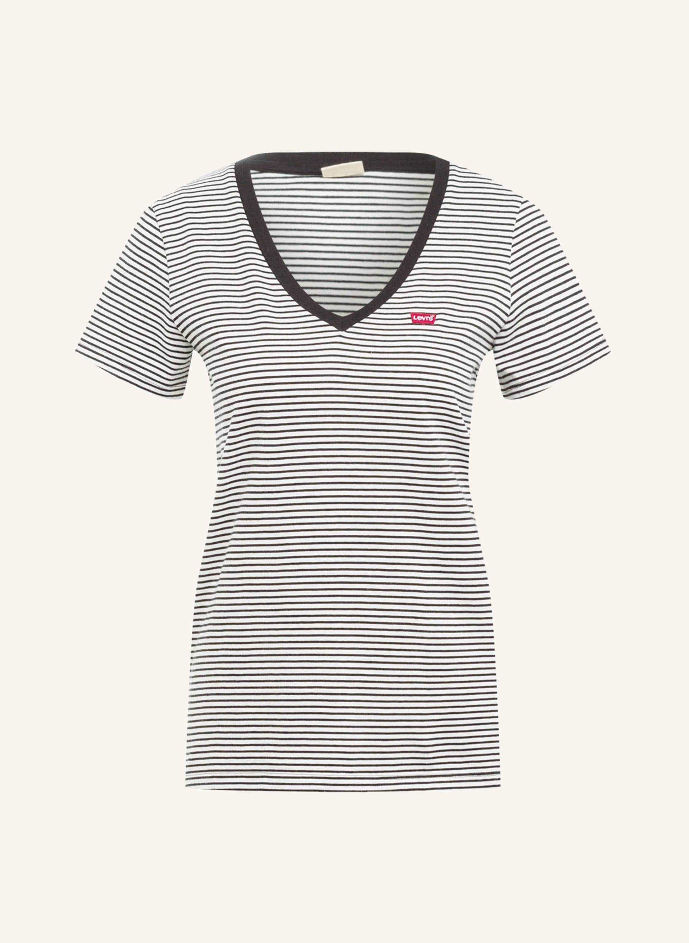 Levi's® T-shirt in white / black striped | Breuninger
