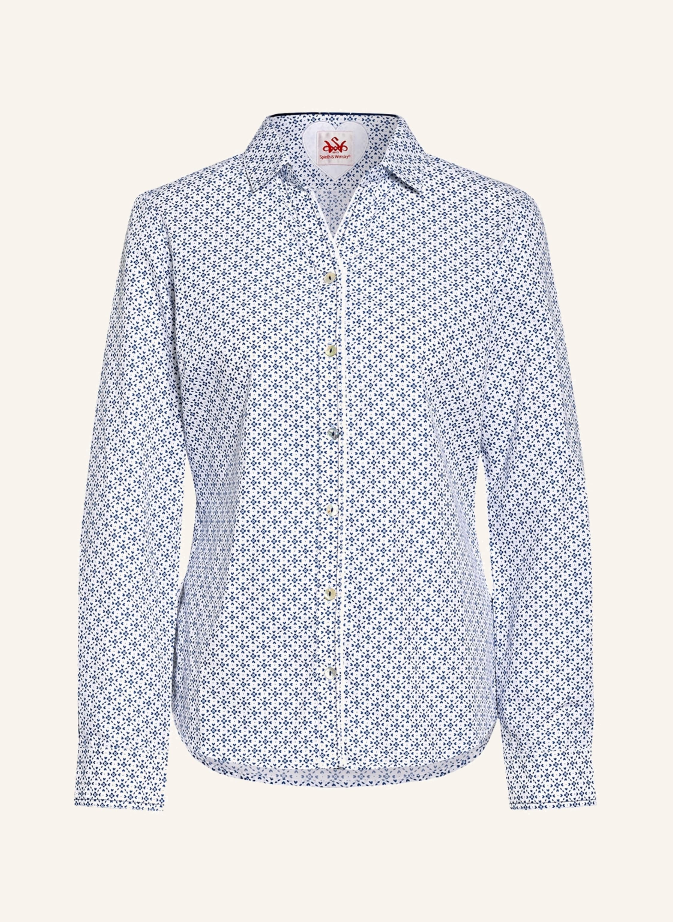 Spieth & Wensky Tradycyjna bluzka bia\u0142y W stylu casual Moda Strój tradycyjny Tradycyjne bluzki 