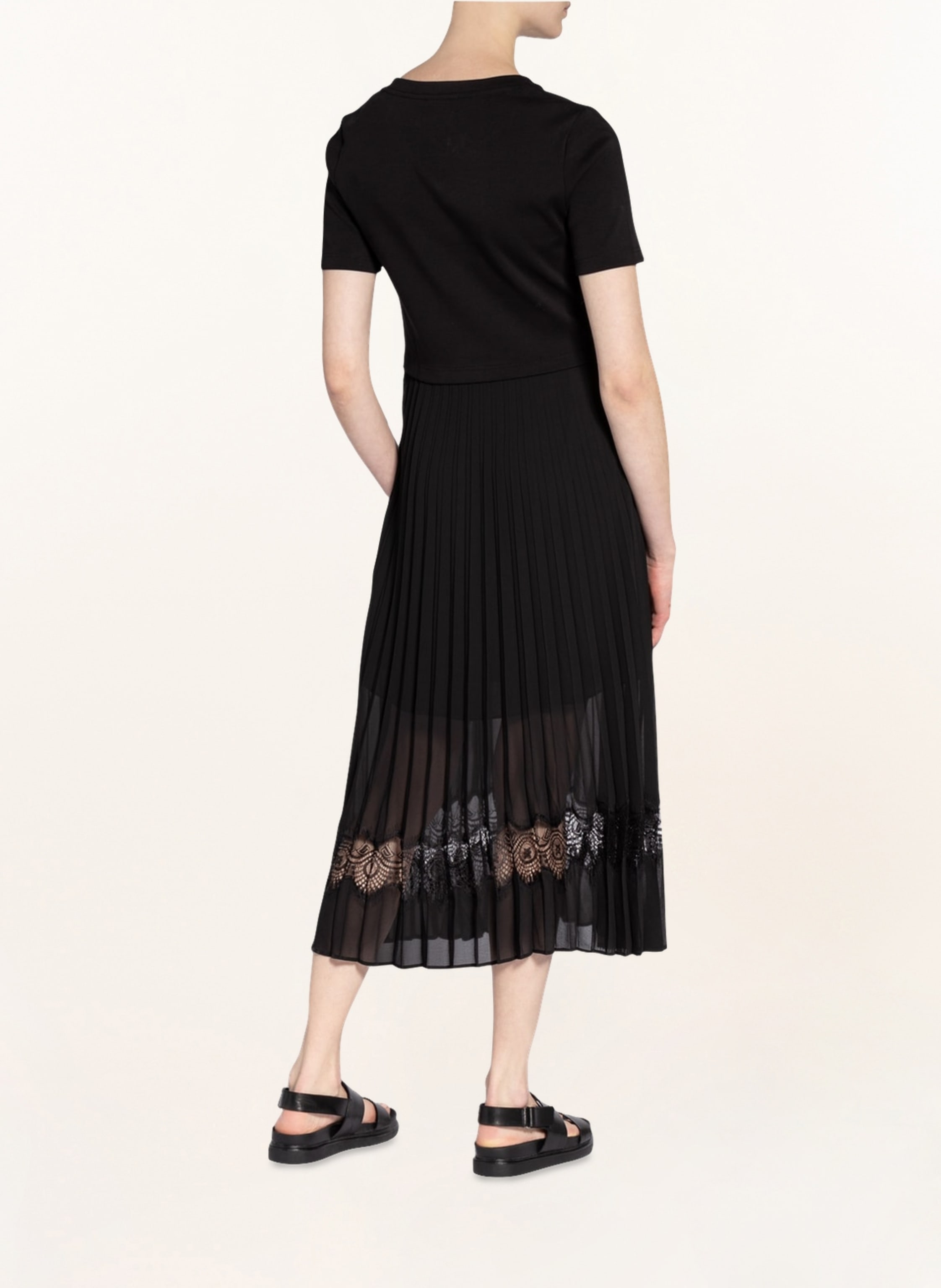 Thumbnail - Claudie Pierlot Plisseekleid schwarz