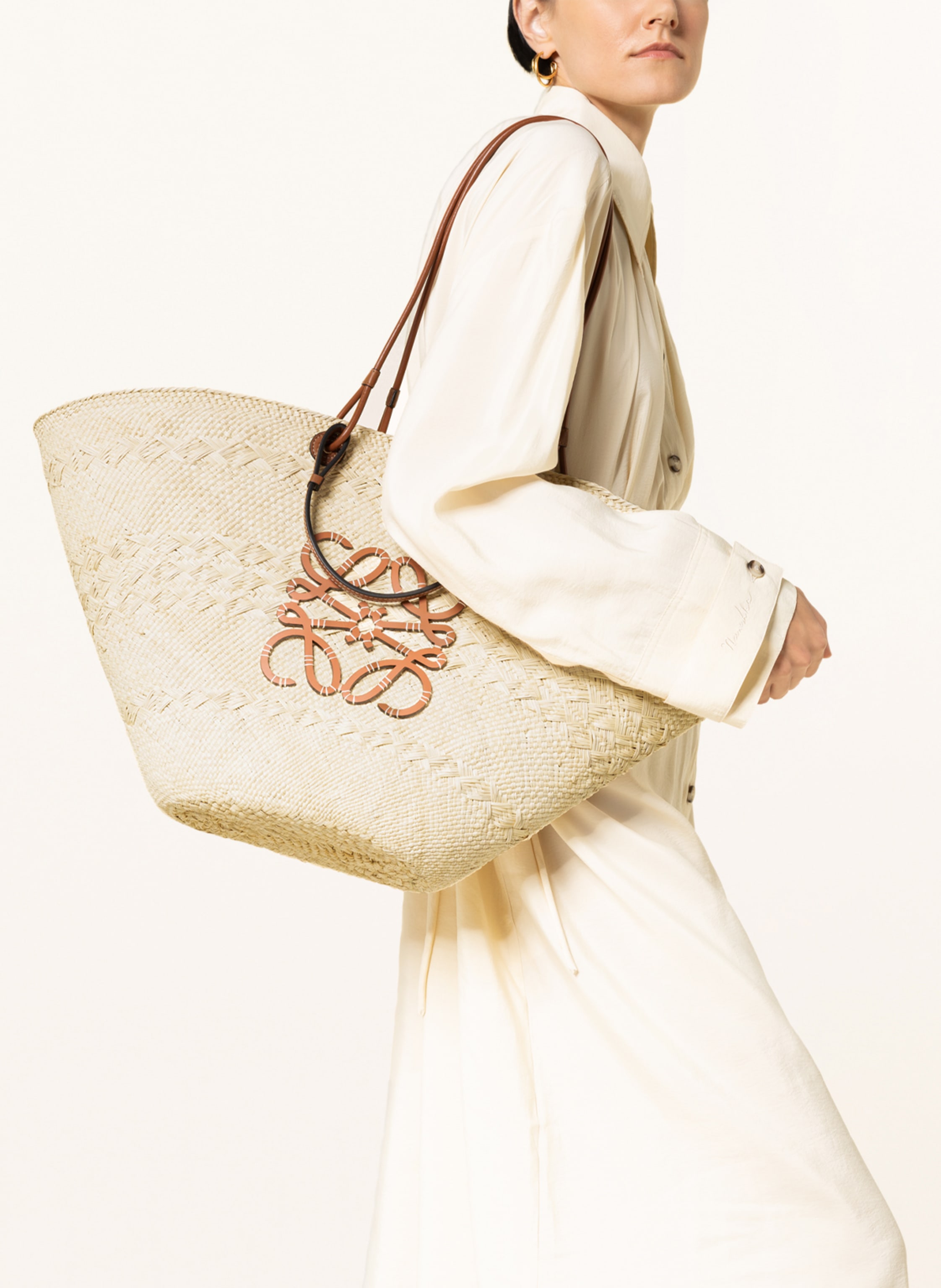 Thumbnail - Loewe Shopper Anagram beige