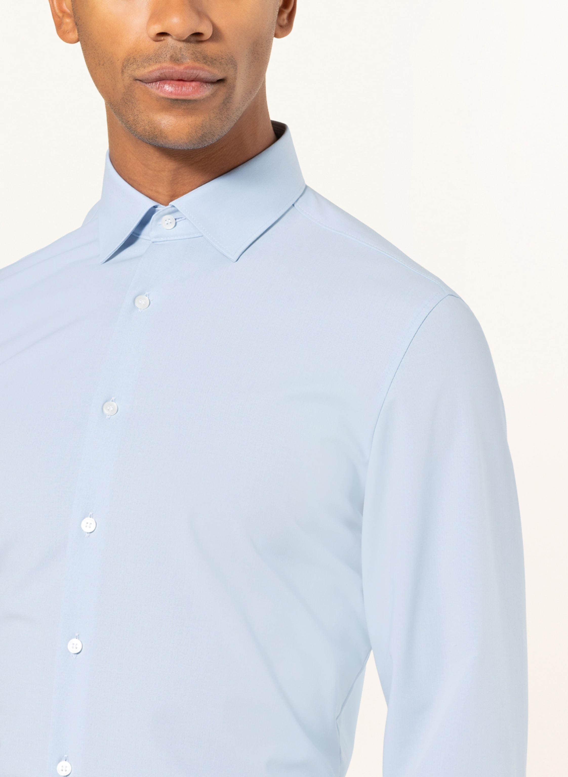 Thumbnail - Olymp Hemd Level Five 24/Seven Body Fit blau