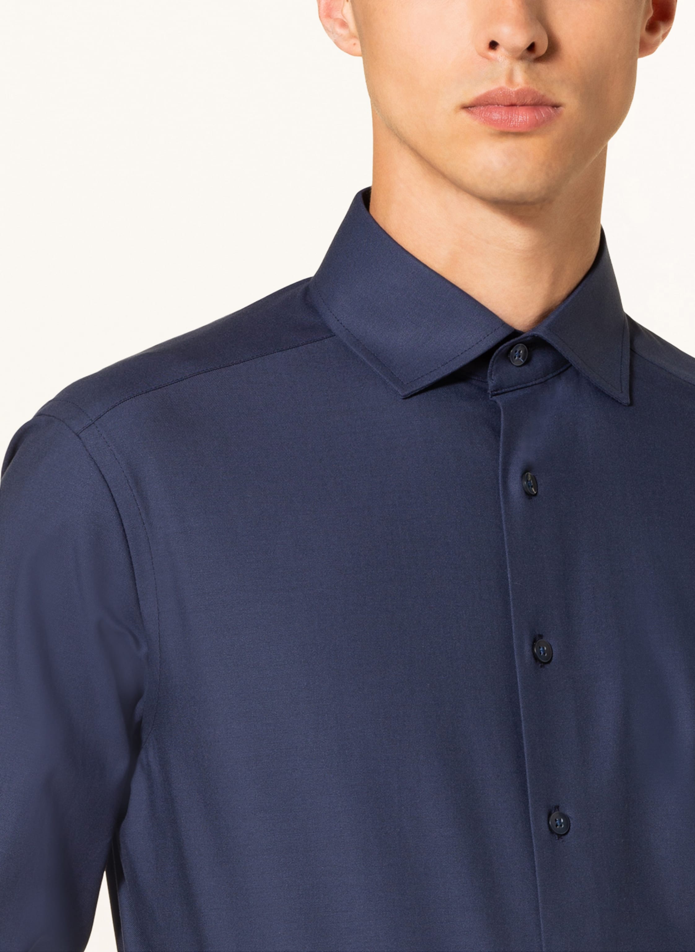 Thumbnail - Olymp Jerseyhemd Luxor 24/Seven Modern Fit blau